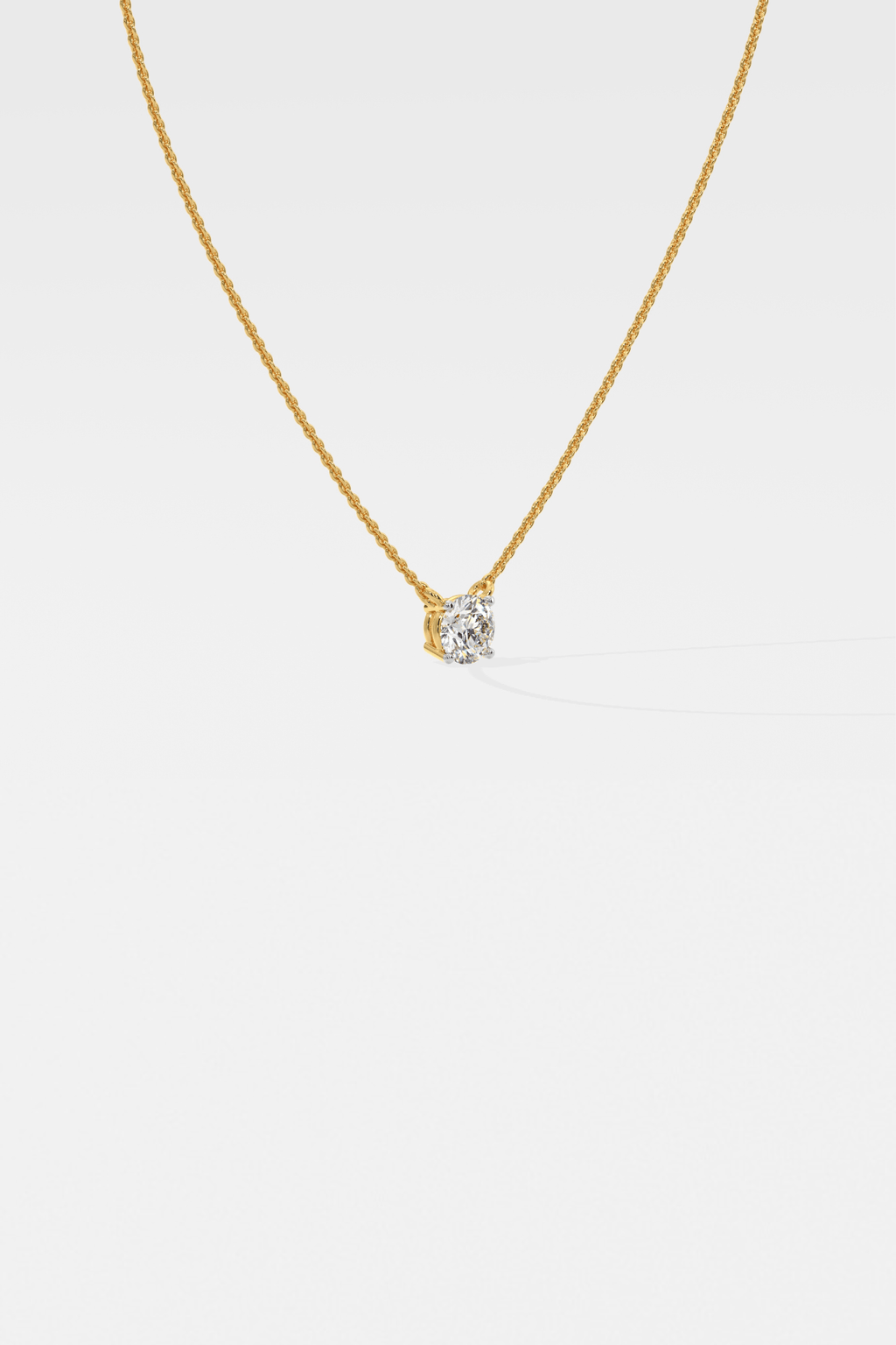 0.75 ct Solitaire Necklace