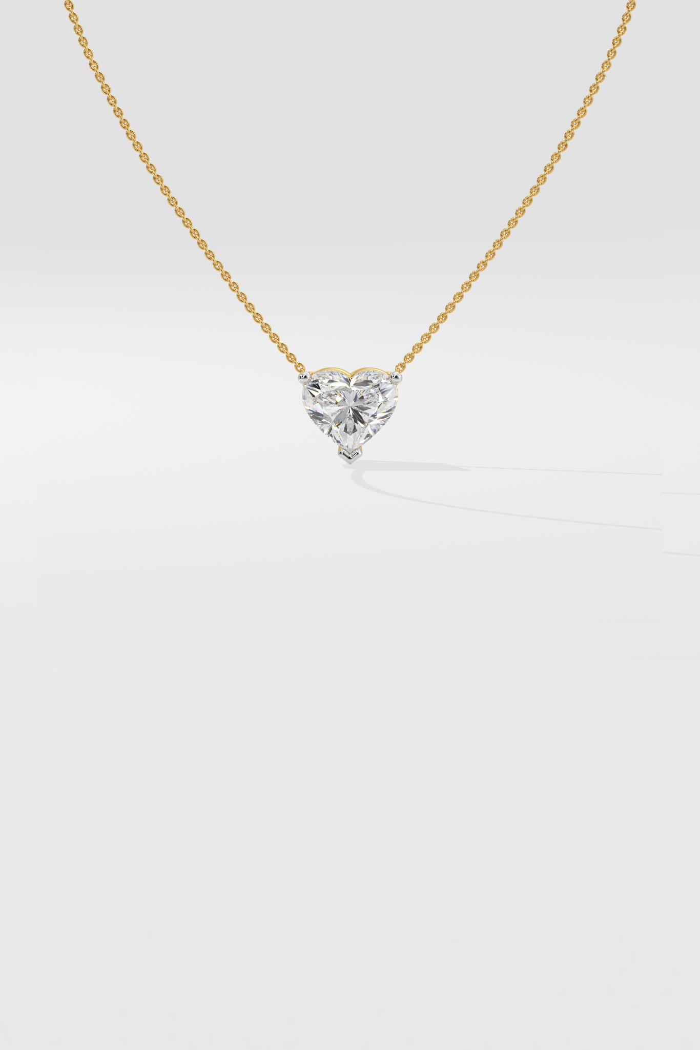 1 ct Heart Necklace