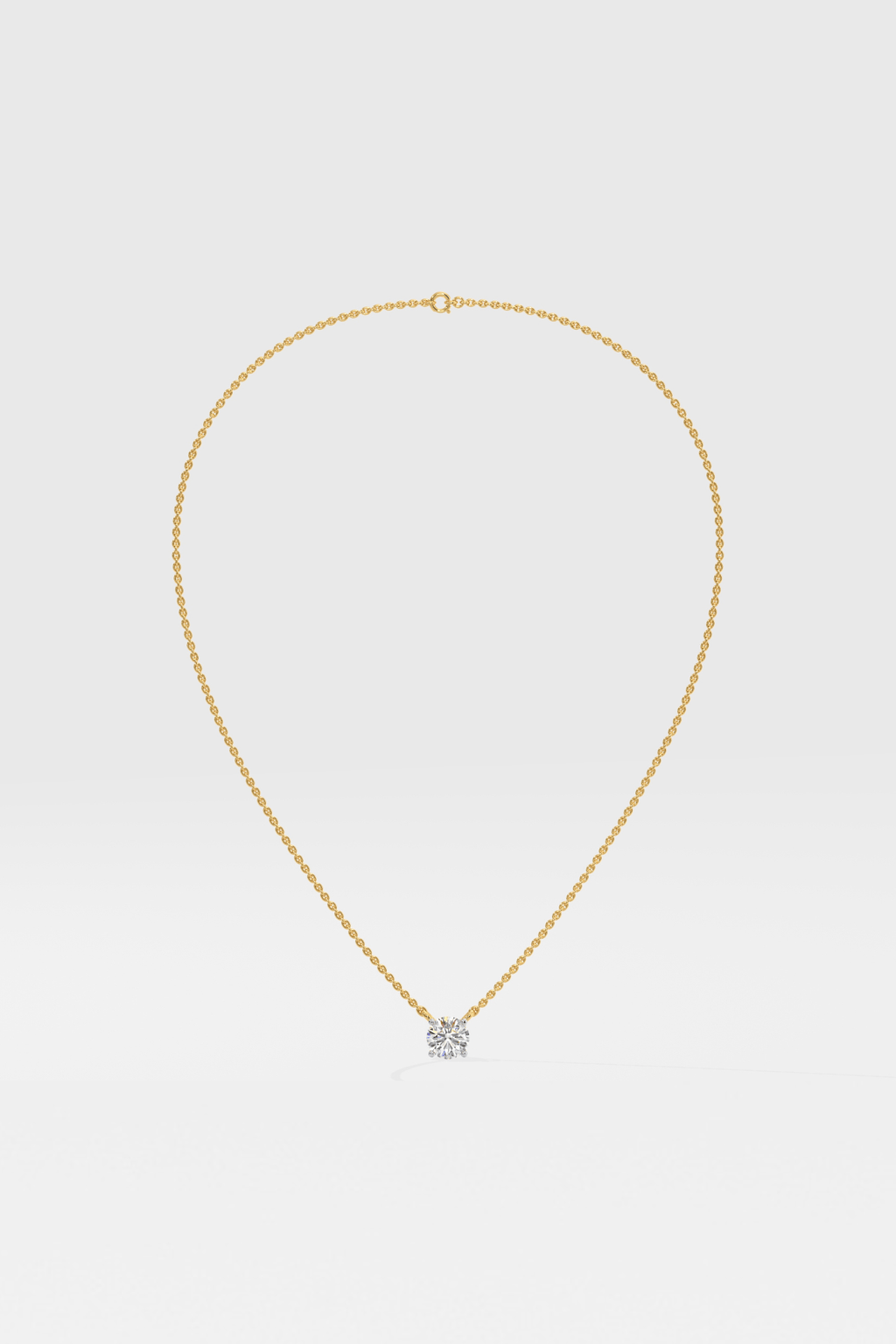 0.75 ct Solitaire Necklace