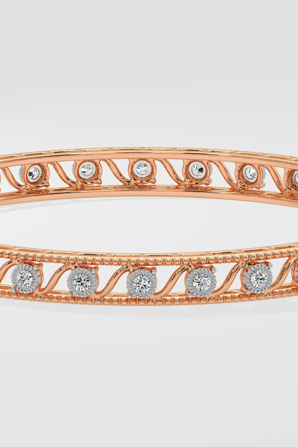 Spaced Curl Bangle