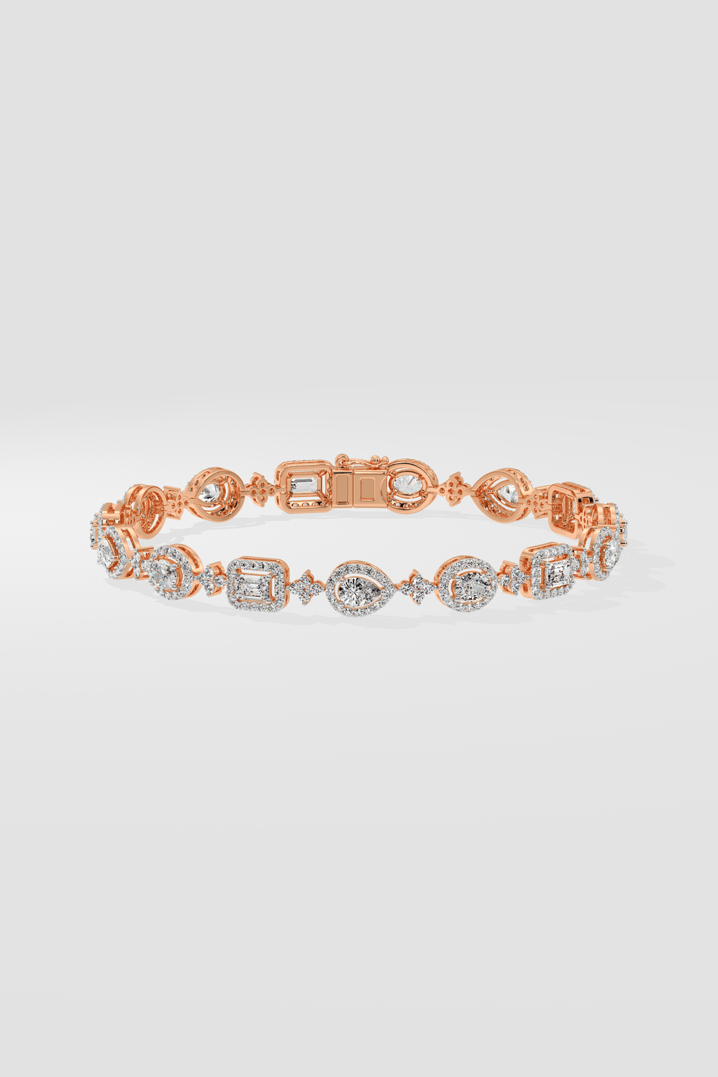 0.20 ct Medley Halo Bracelet