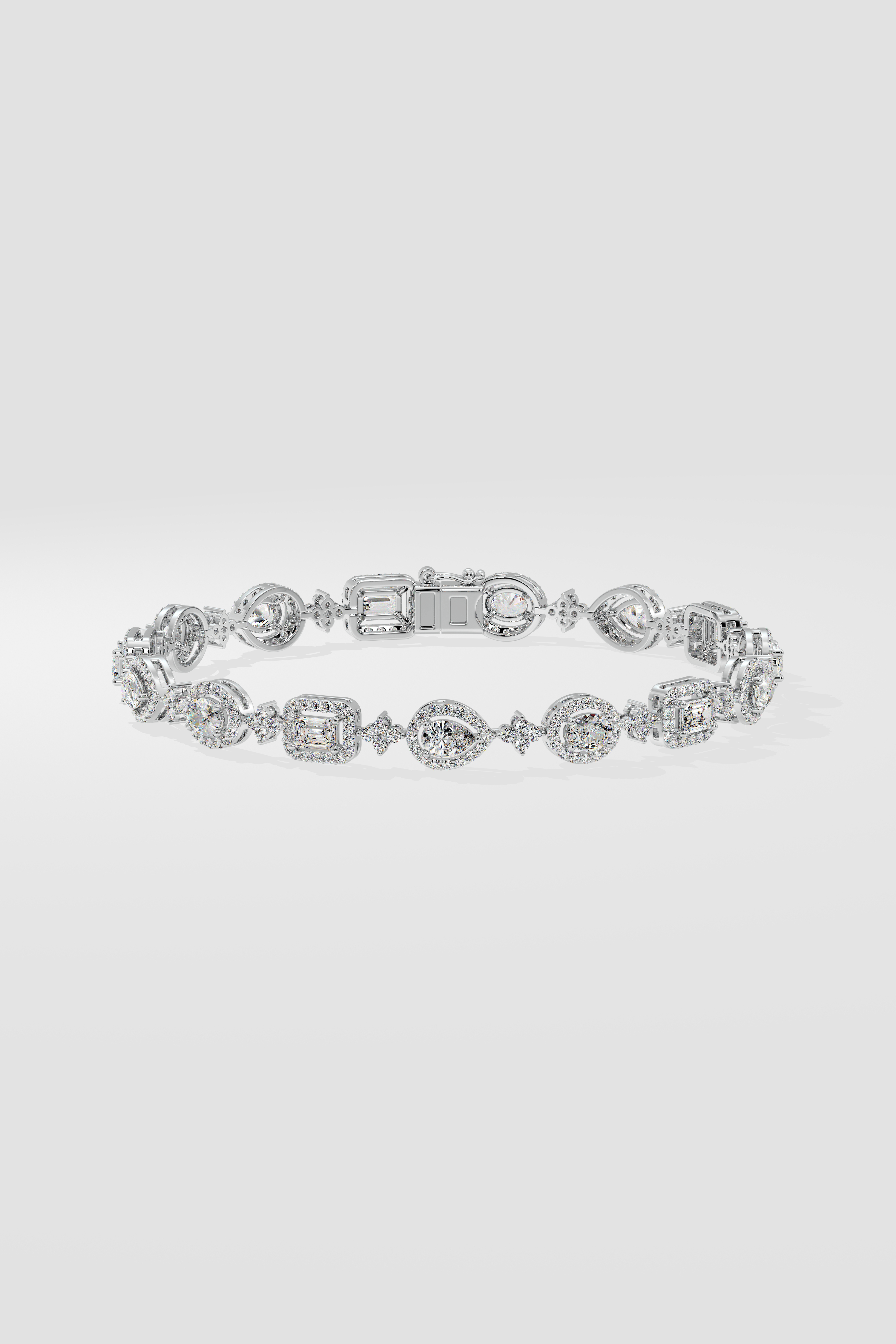 0.20 ct Medley Halo Bracelet