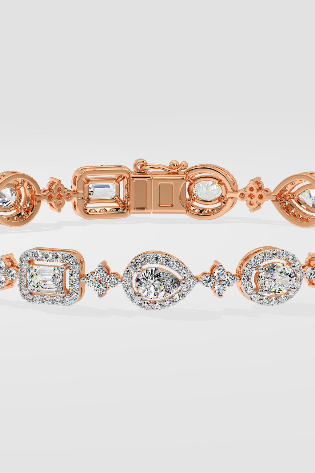 0.20 ct Medley Halo Bracelet