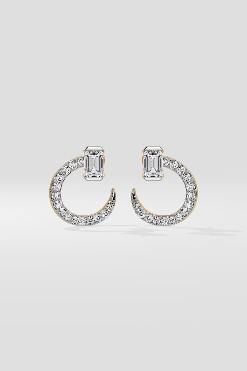 Emra Solitaire Mini Hoops