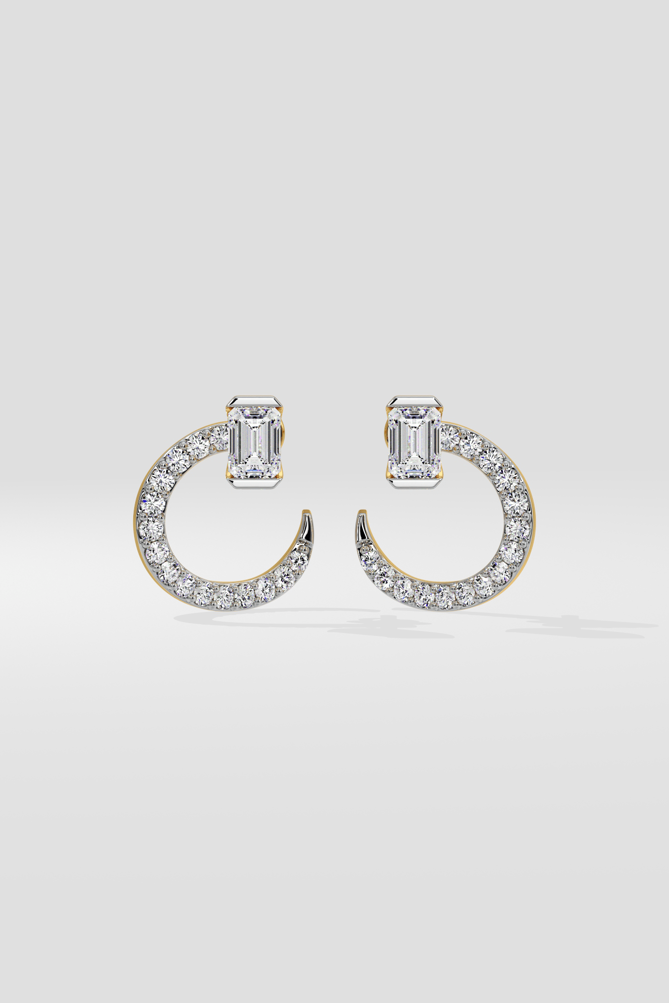 Emra Solitaire Mini Hoops