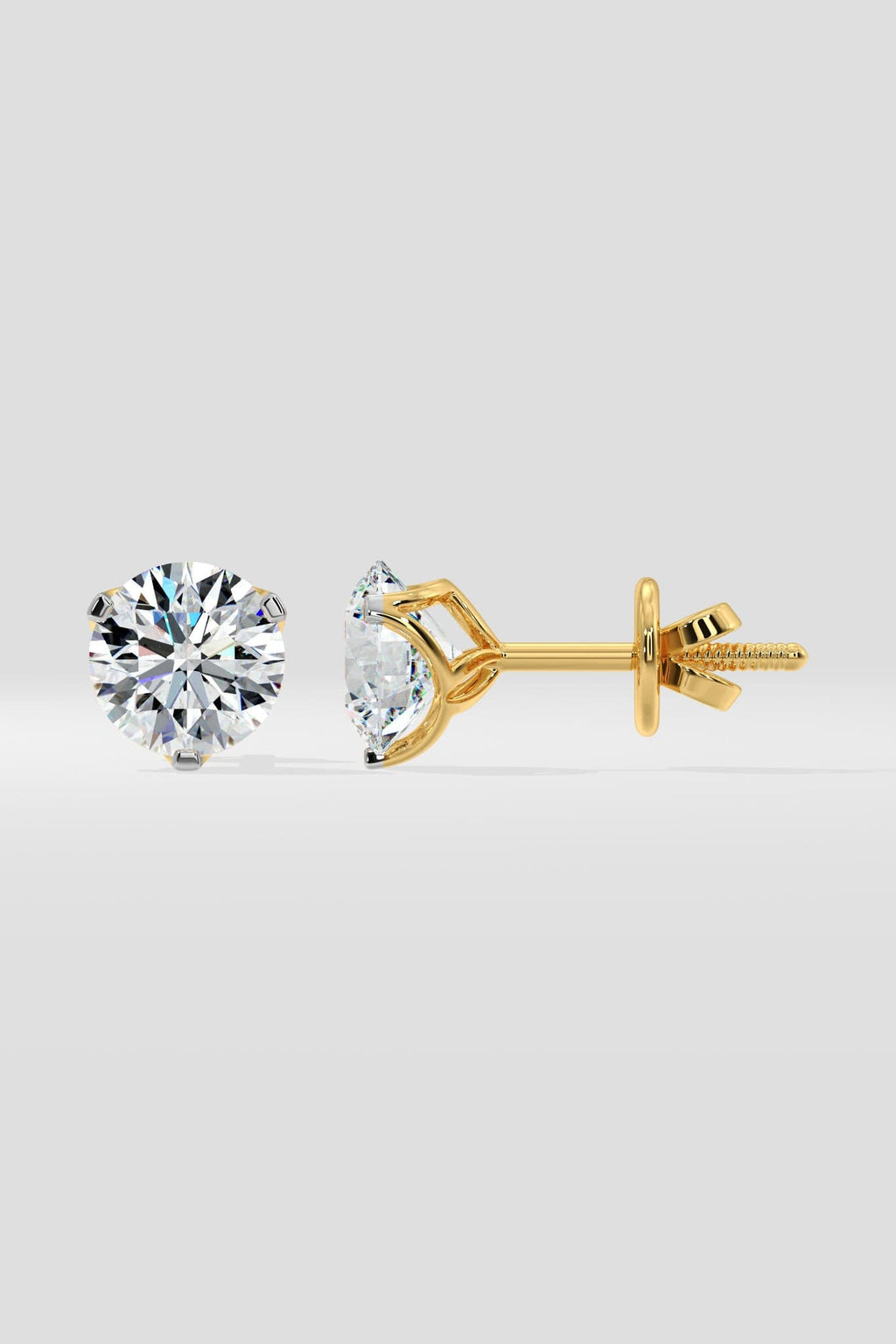 2 ct Solitaire Studs
