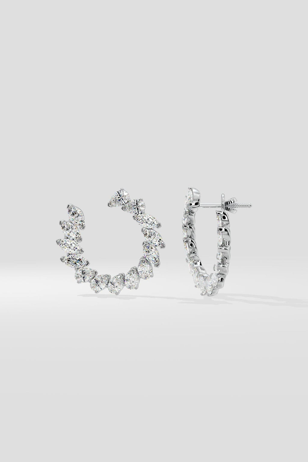 Shimmer Front Hoops
