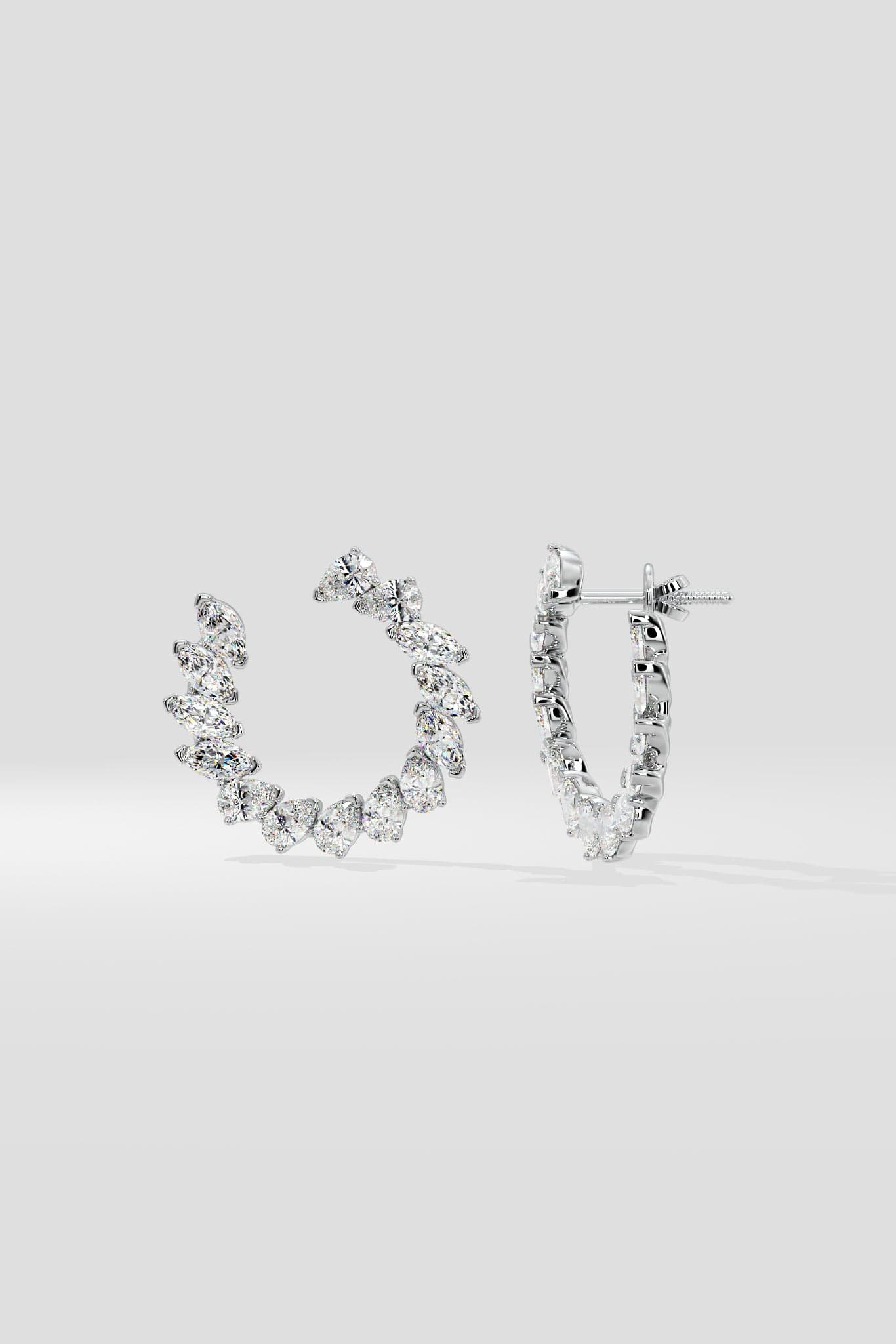 Shimmer Front Hoops