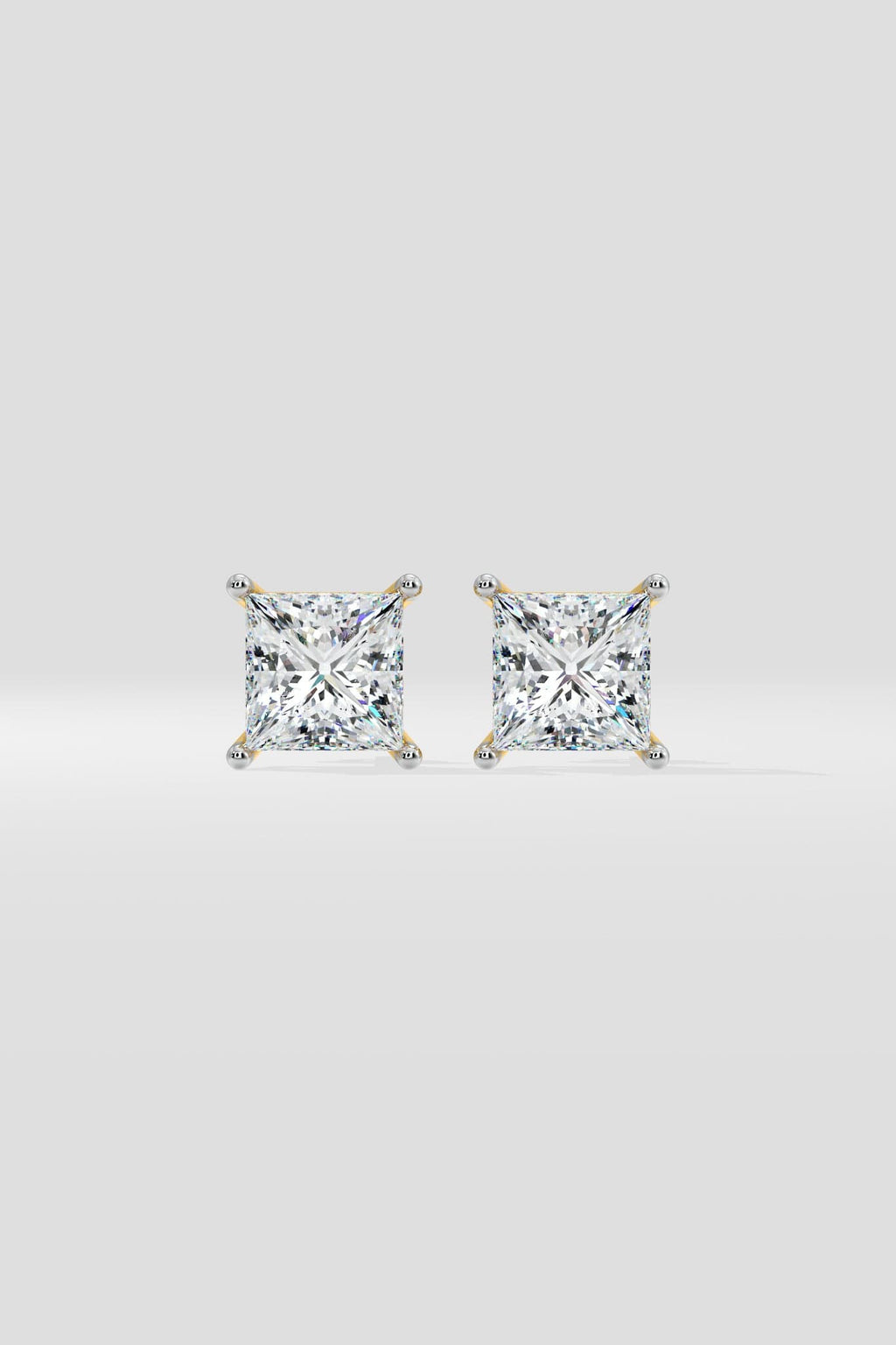 2 ct Princess Studs