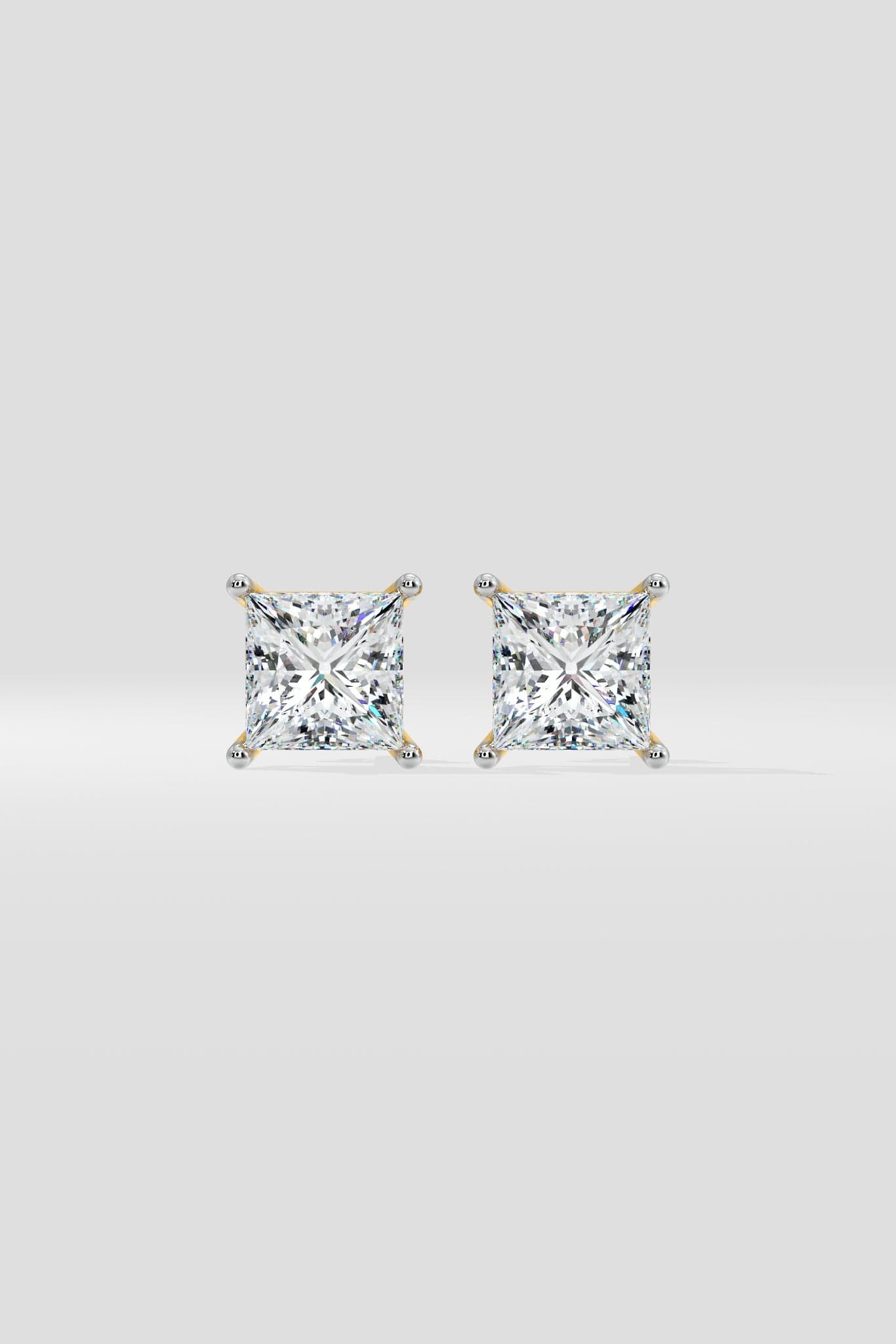 2 ct Princess Studs