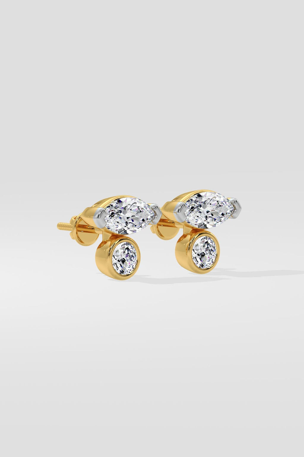 Marquise Winged Studs