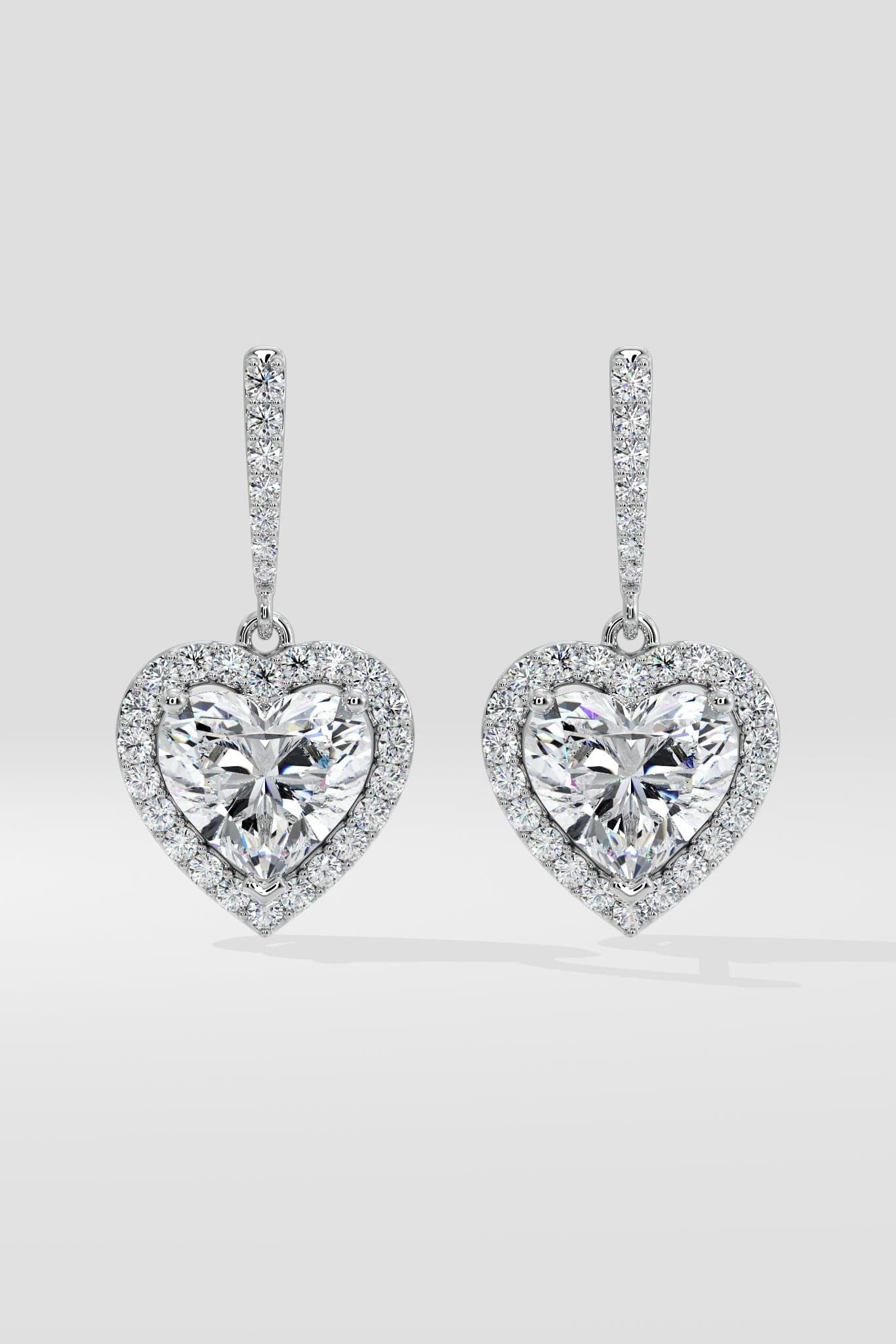Halo Heart Danglers