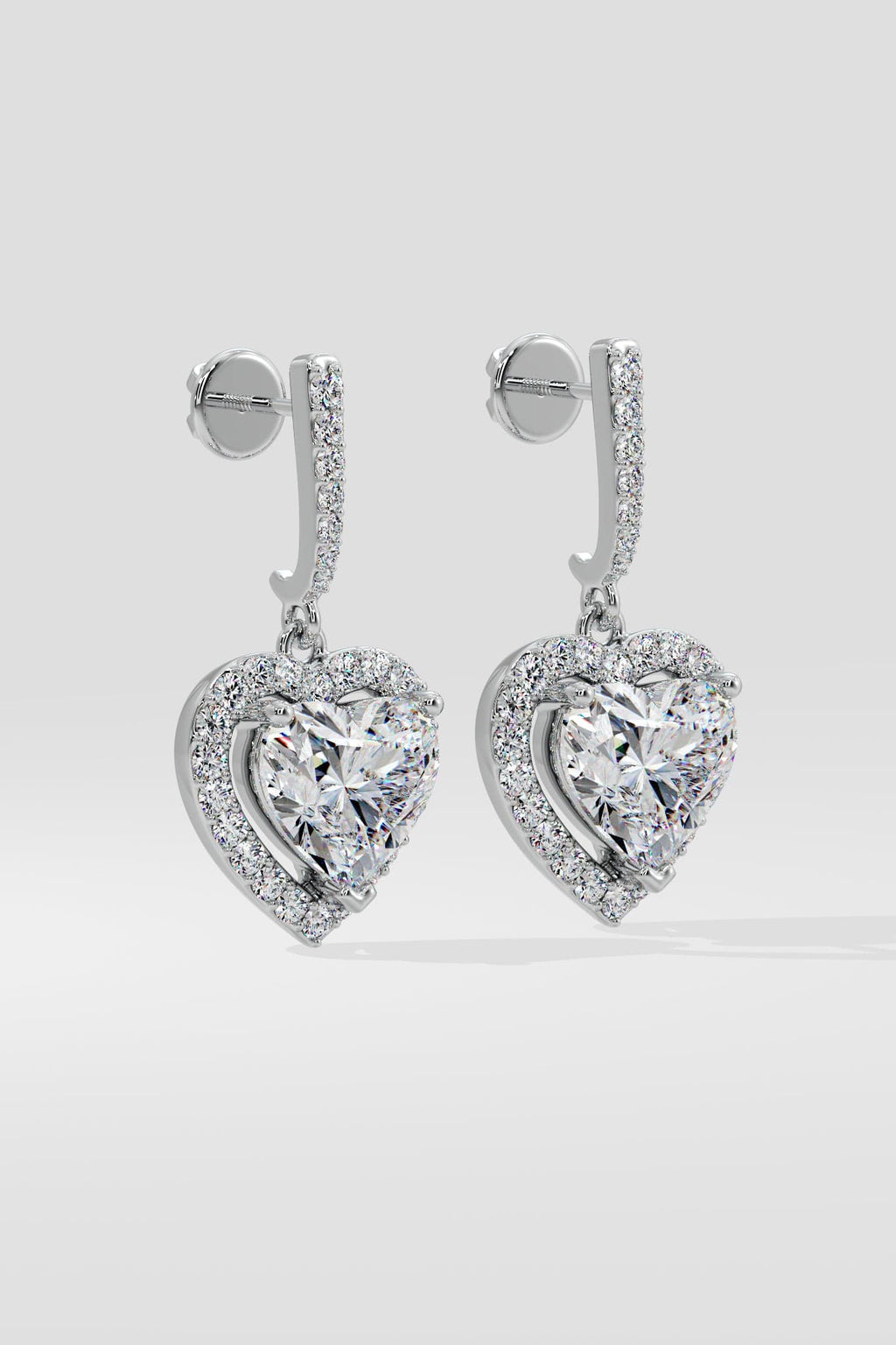 Halo Heart Danglers