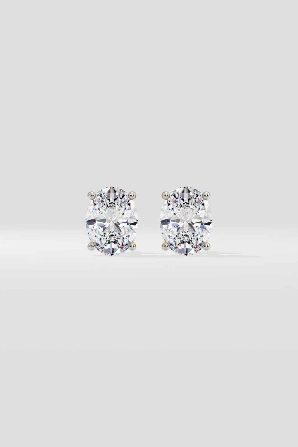 2 ct Oval studs