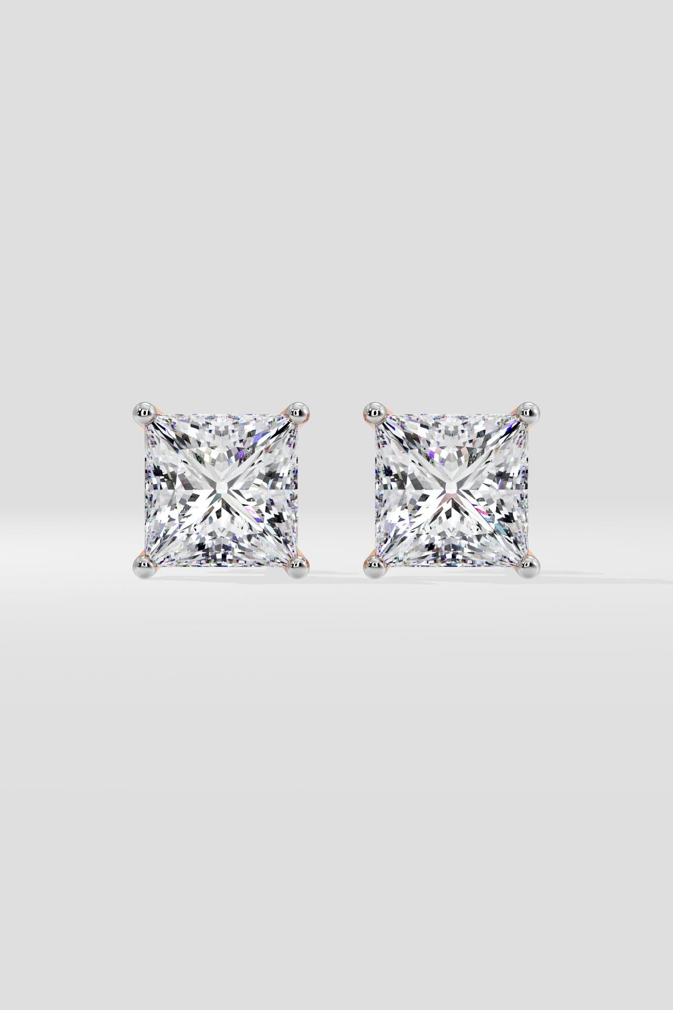 4 ct Princess Studs