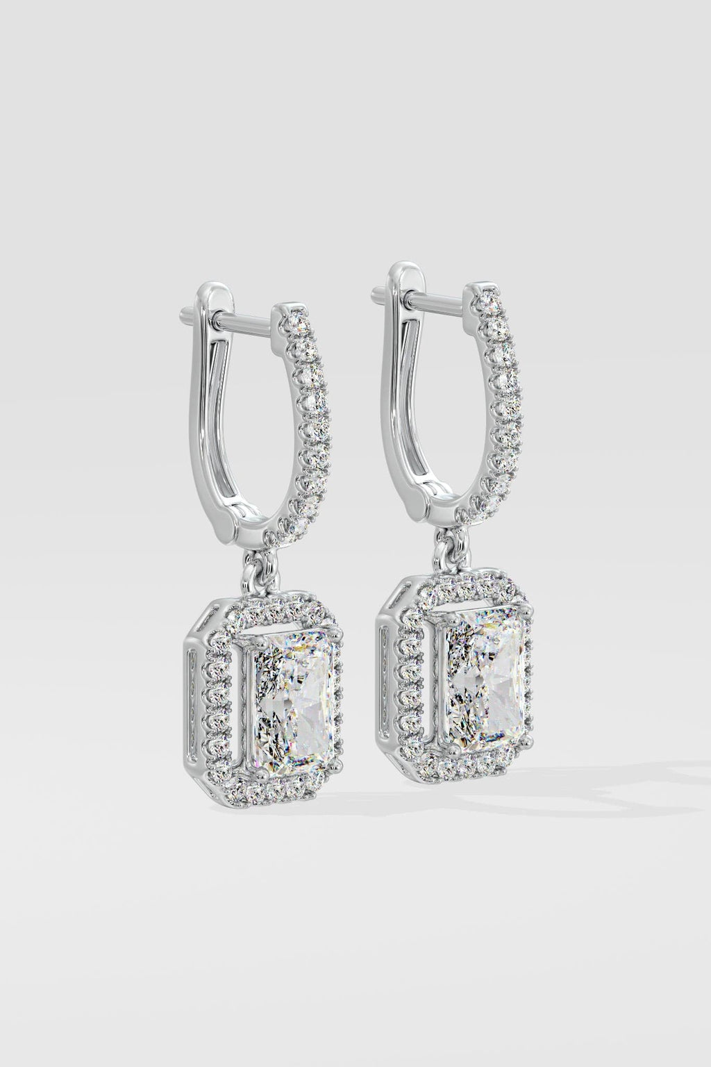 2 ct Radiant Danglers