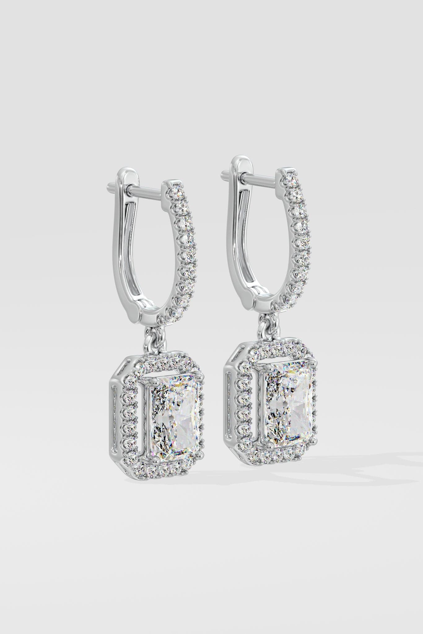 2 ct Radiant Danglers