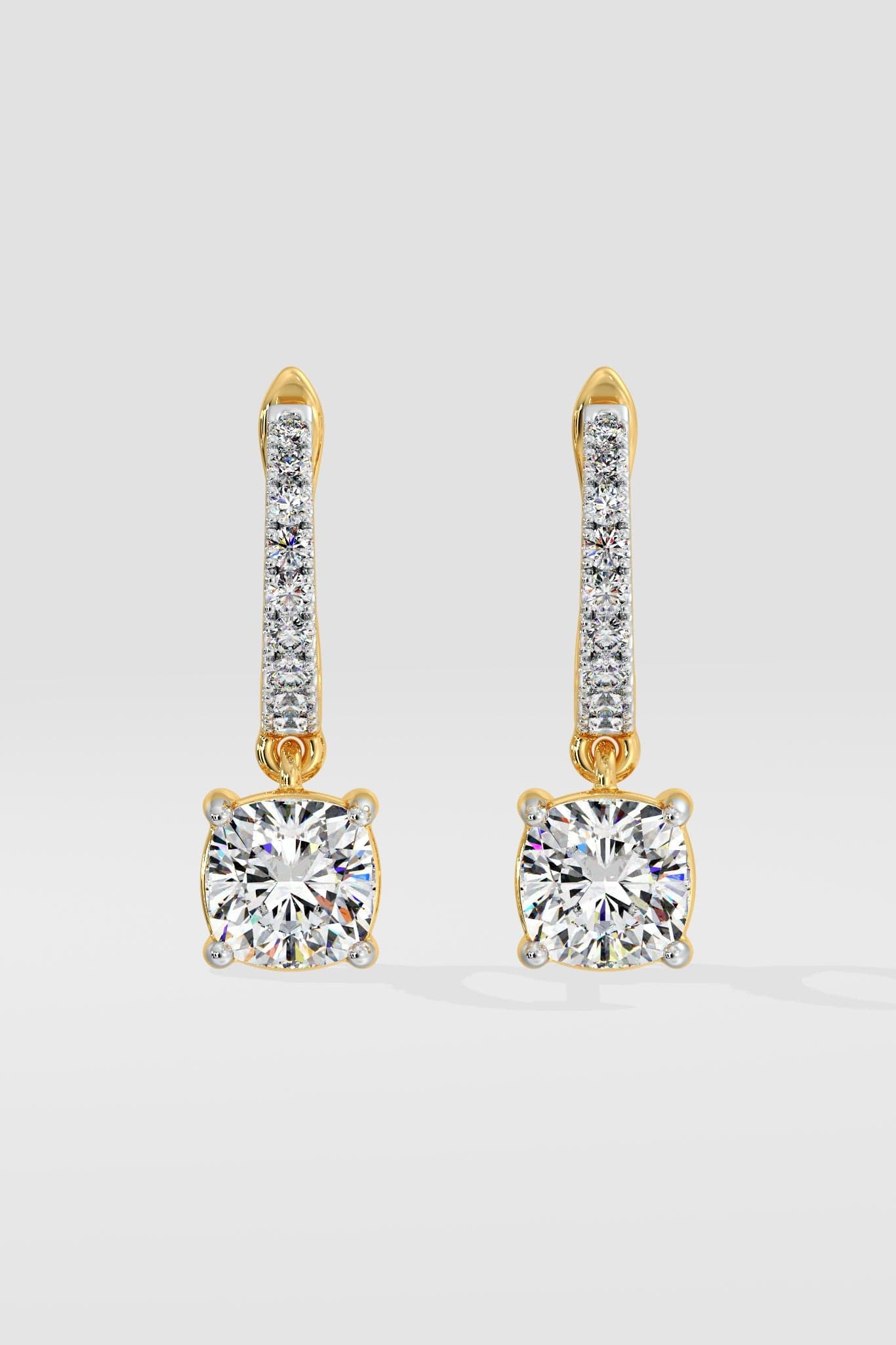 2 ct Cushion Danglers