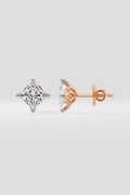 1.5 ct Princess Studs