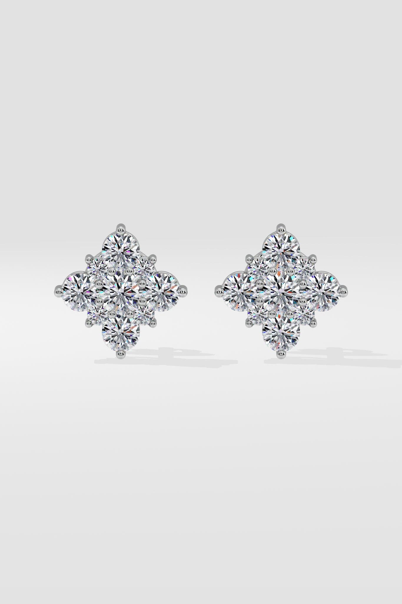 Snowflake Cluster Earrings