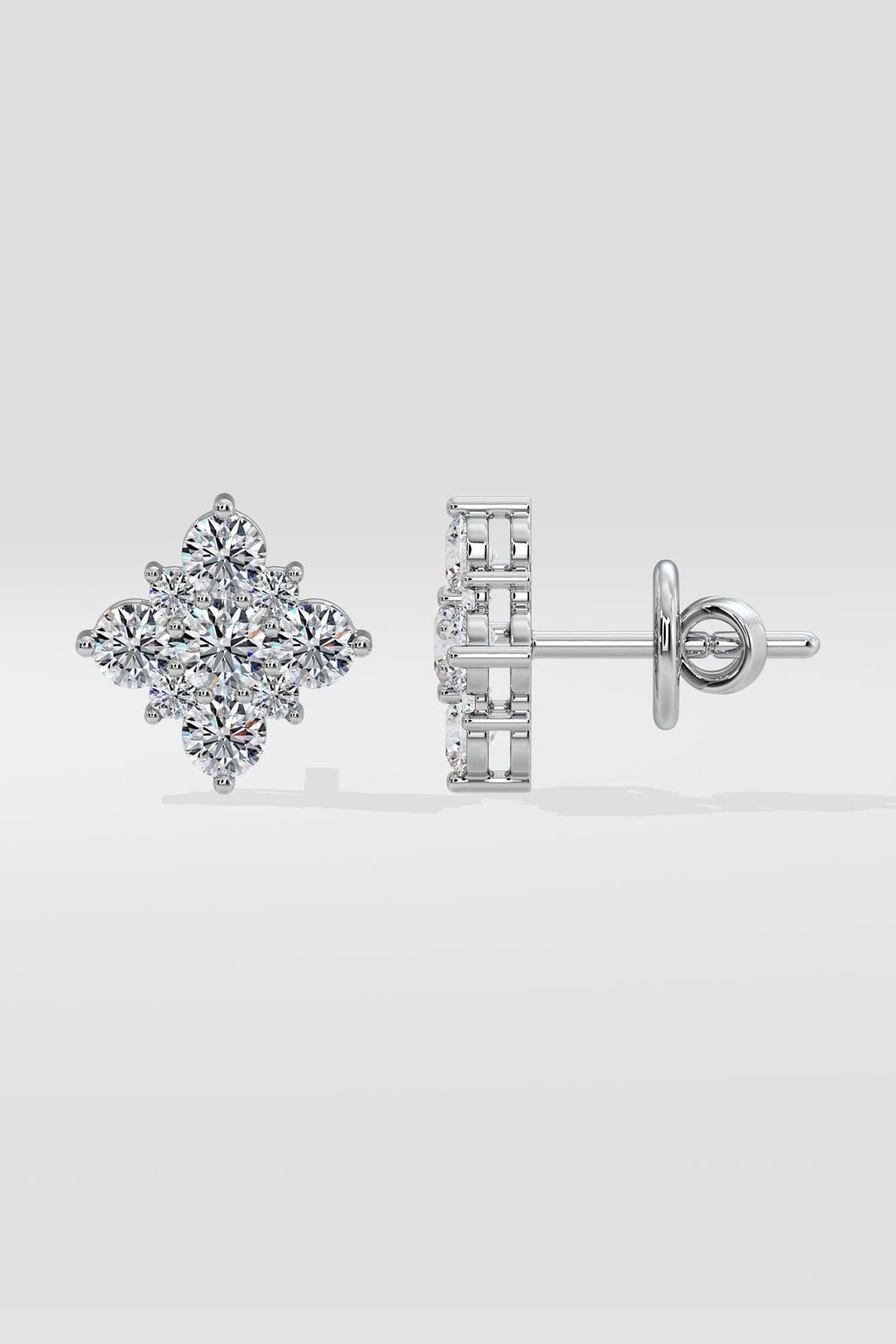 Snowflake Cluster Earrings