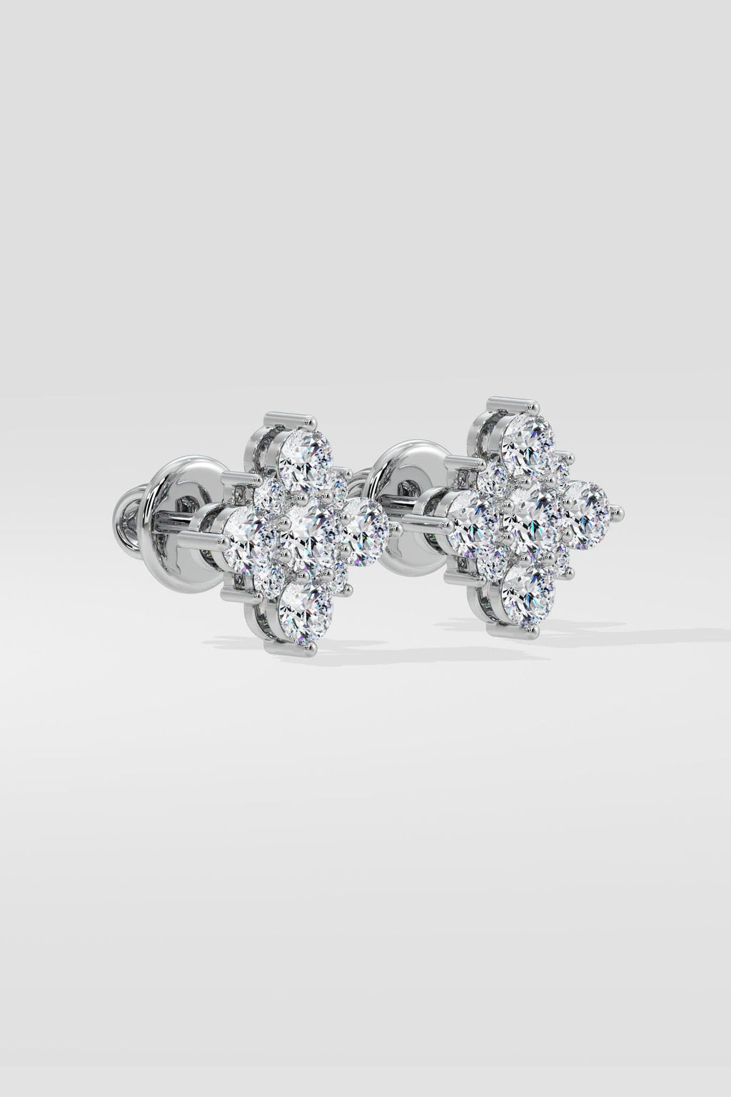 Snowflake Cluster Earrings