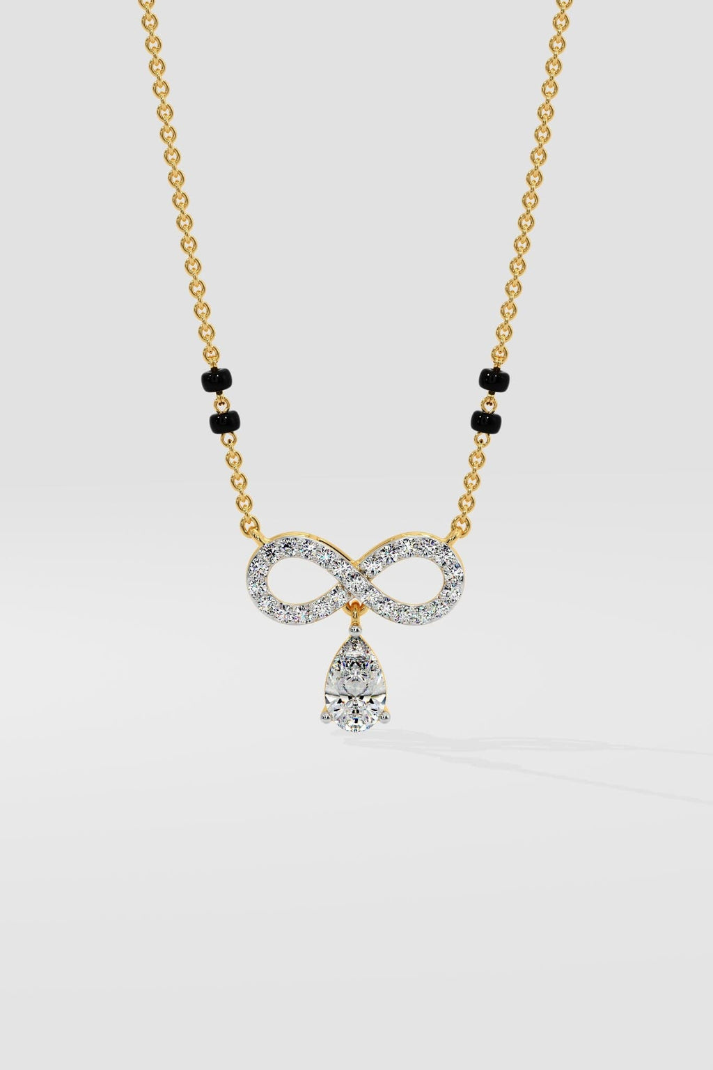 Infinity Pear Mangalsutra