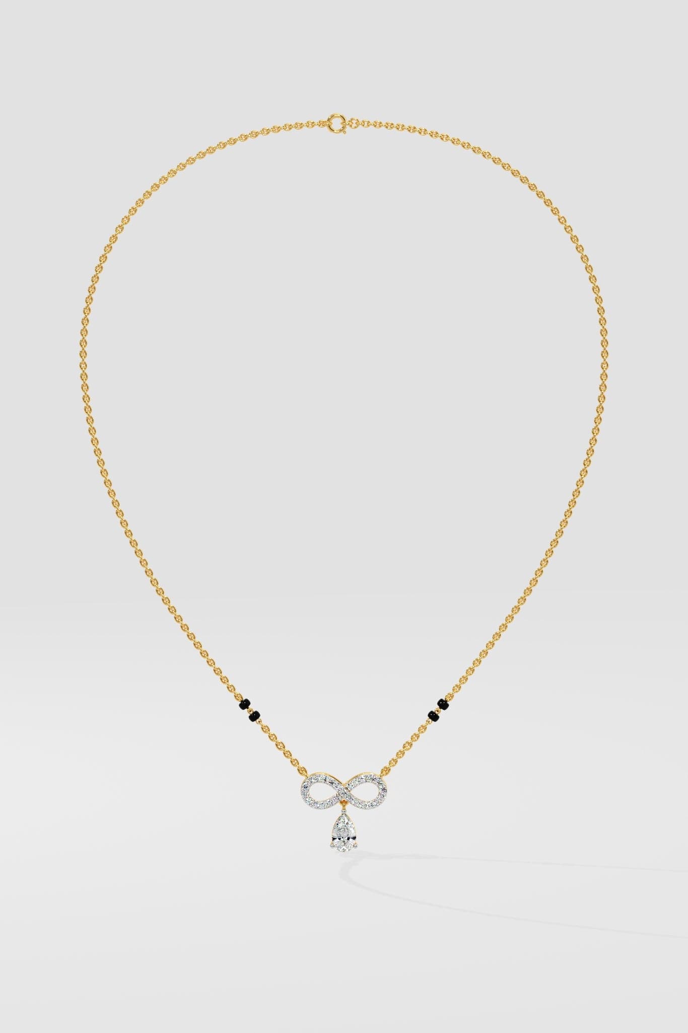 Infinity Pear Mangalsutra