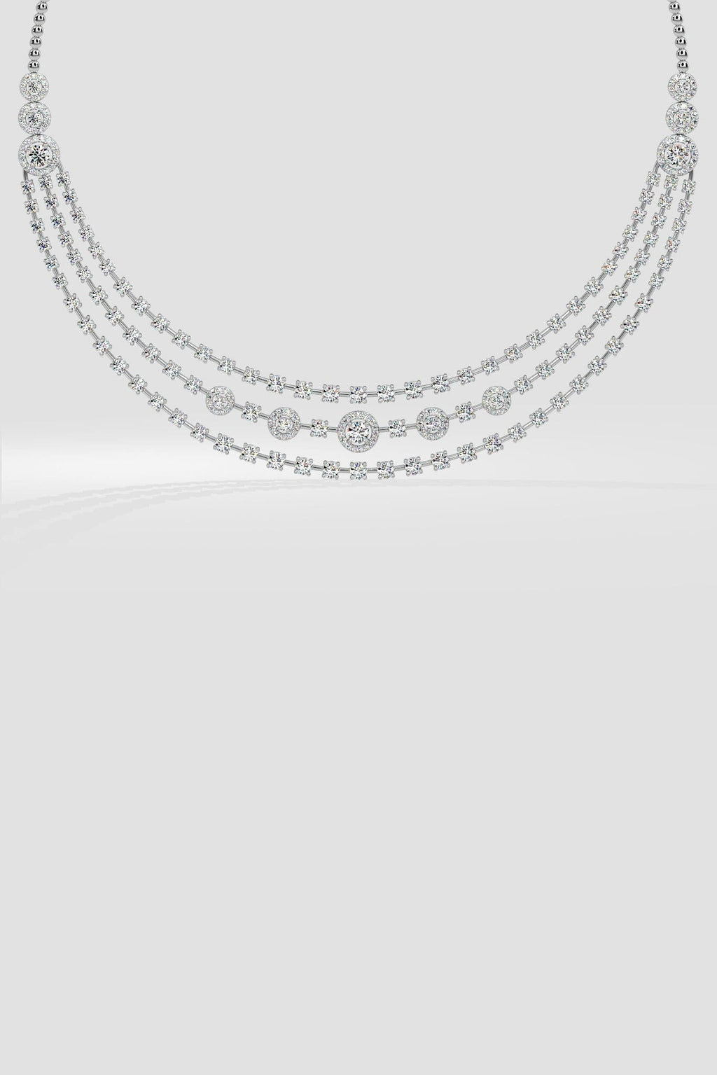 Trinity Halo Necklace