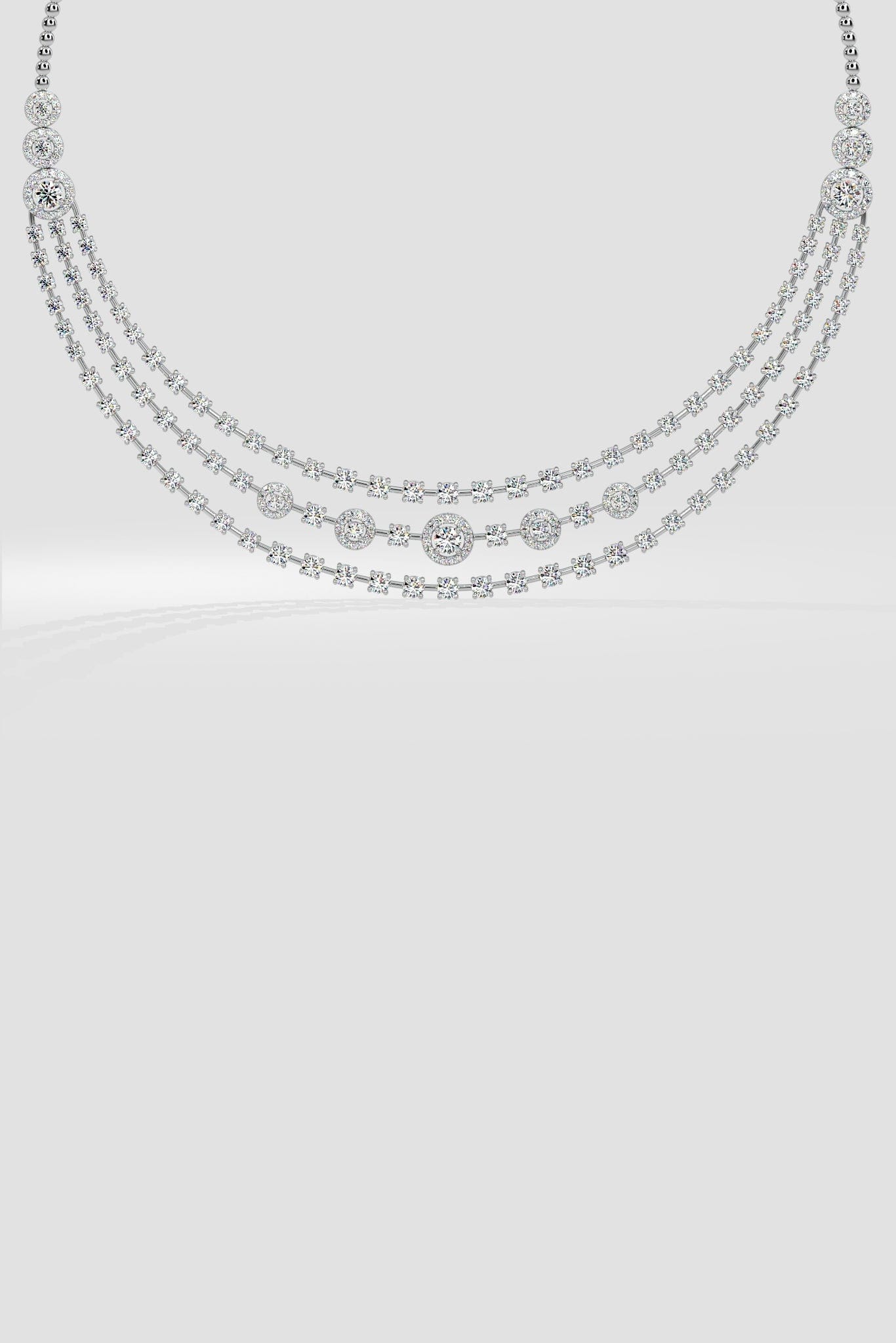 Trinity Halo Necklace