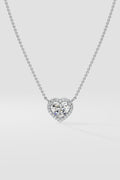 Solitaire Heart Necklace
