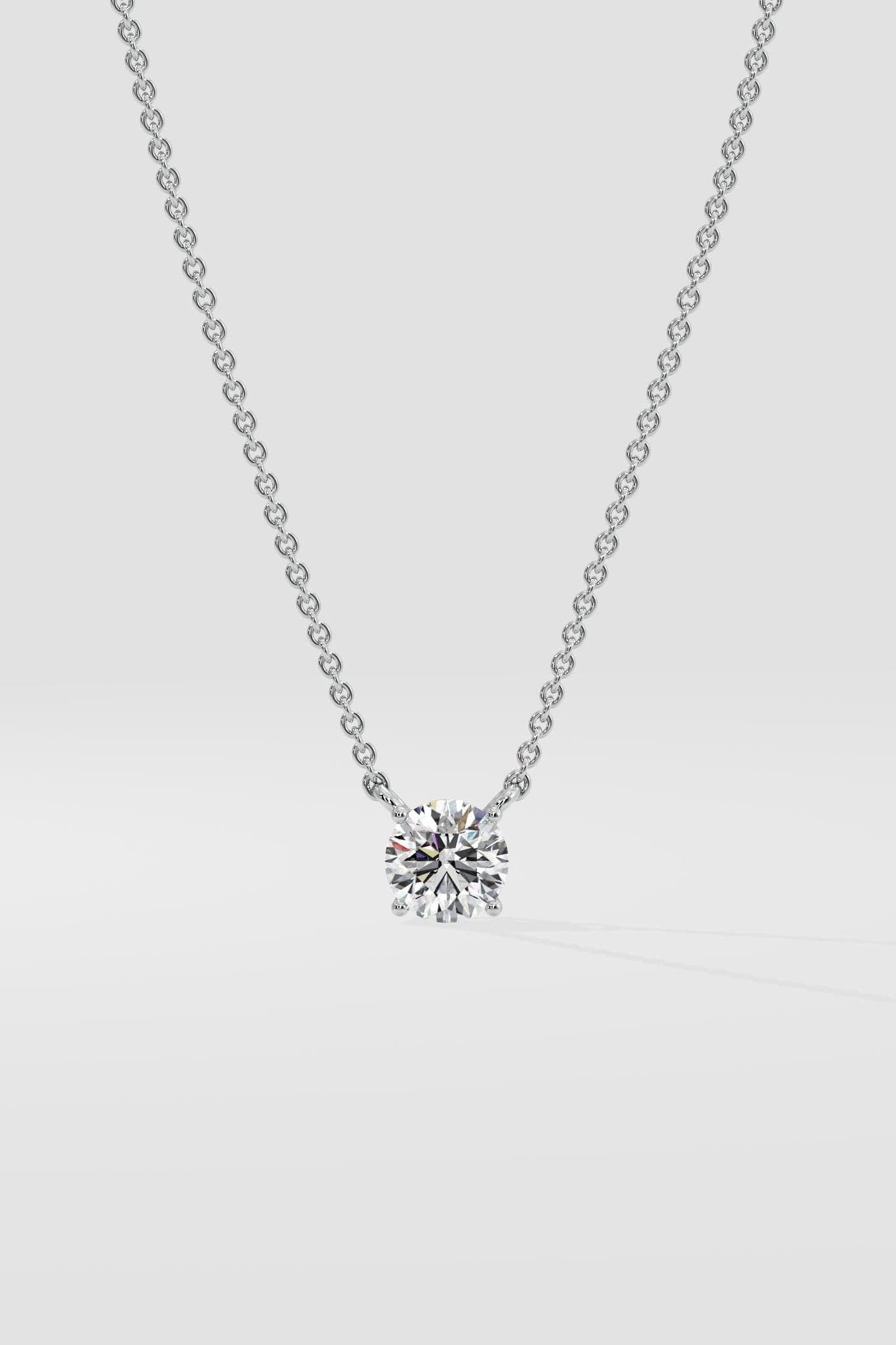 0.50 ct Solitaire Necklace