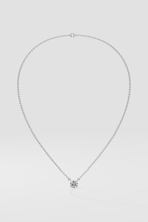 0.50 ct Solitaire Necklace