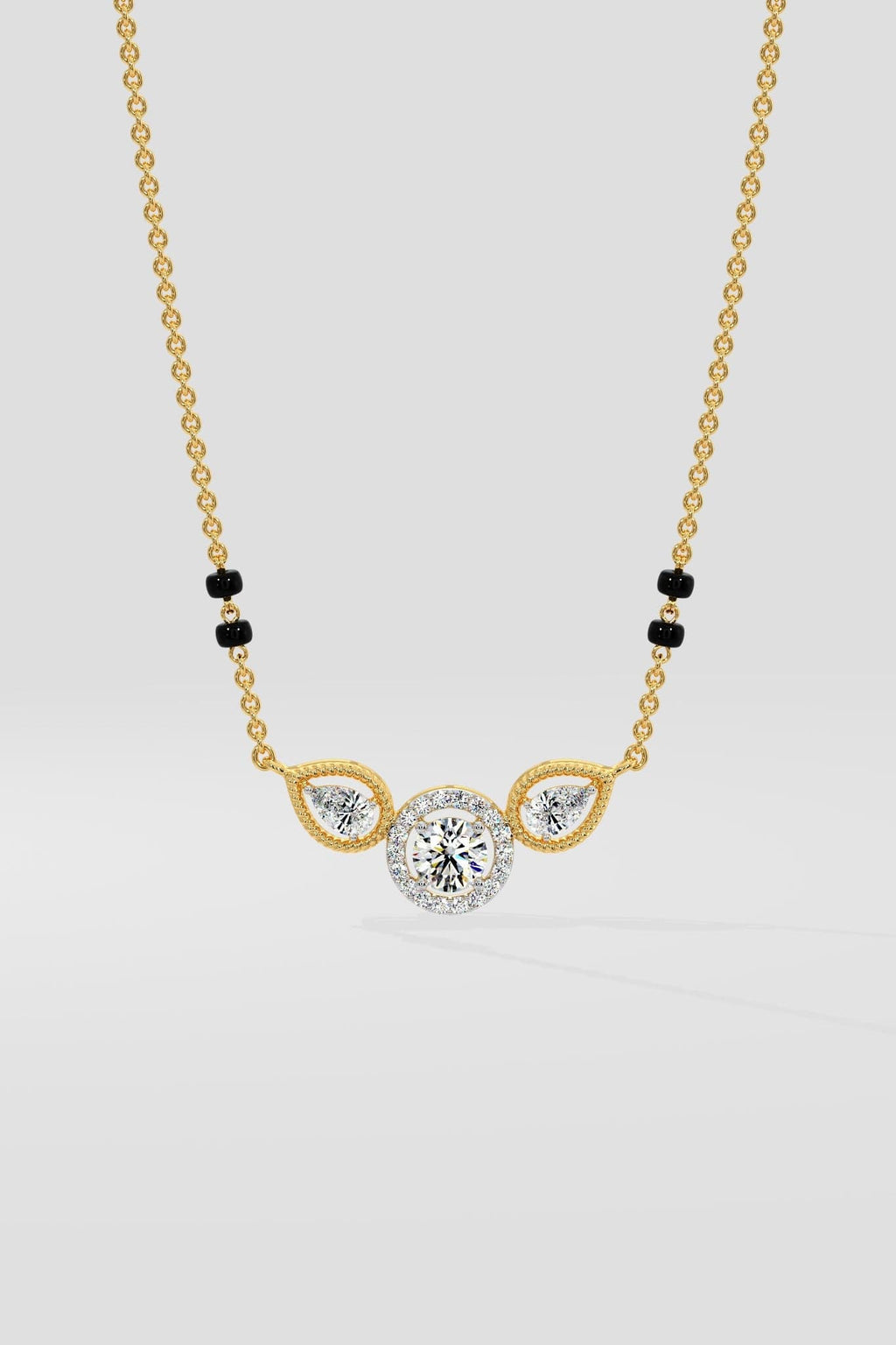 Petal Solitaire Mangalsutra