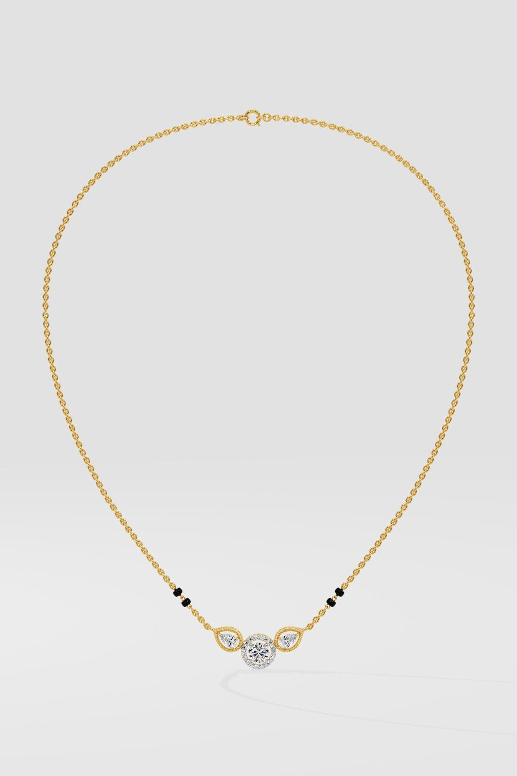 Petal Solitaire Mangalsutra