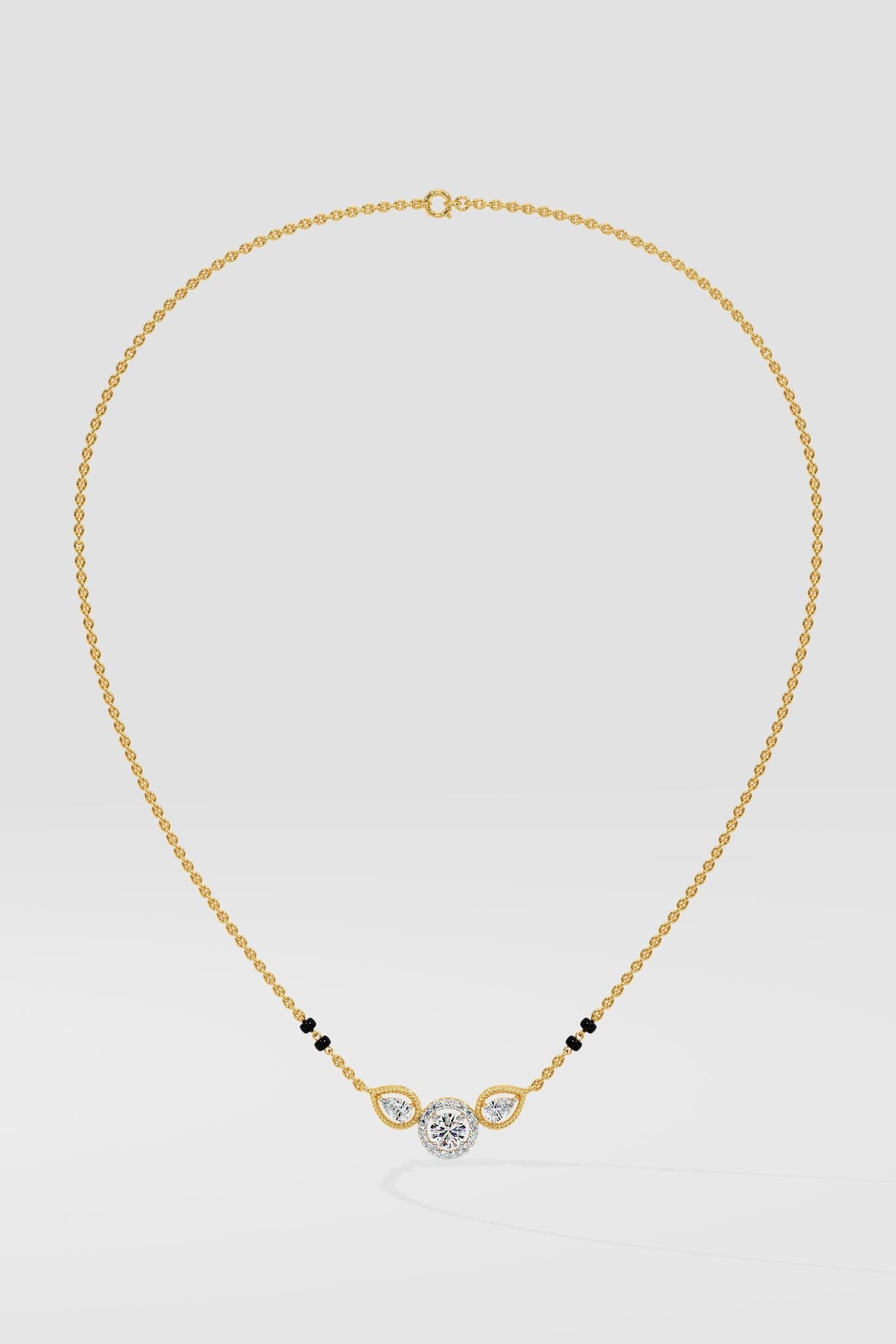 Petal Solitaire Mangalsutra