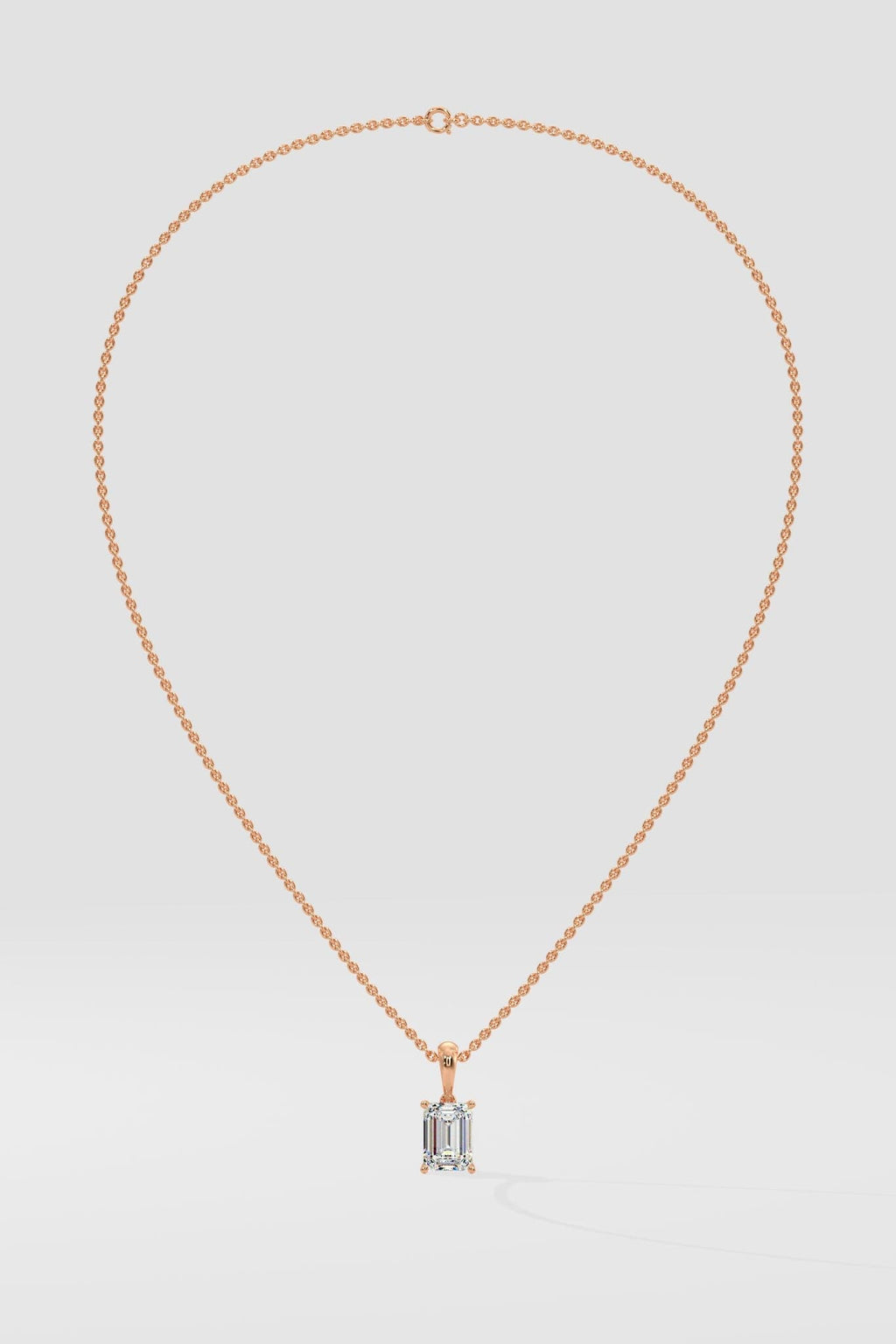 2 ct Emerald necklace