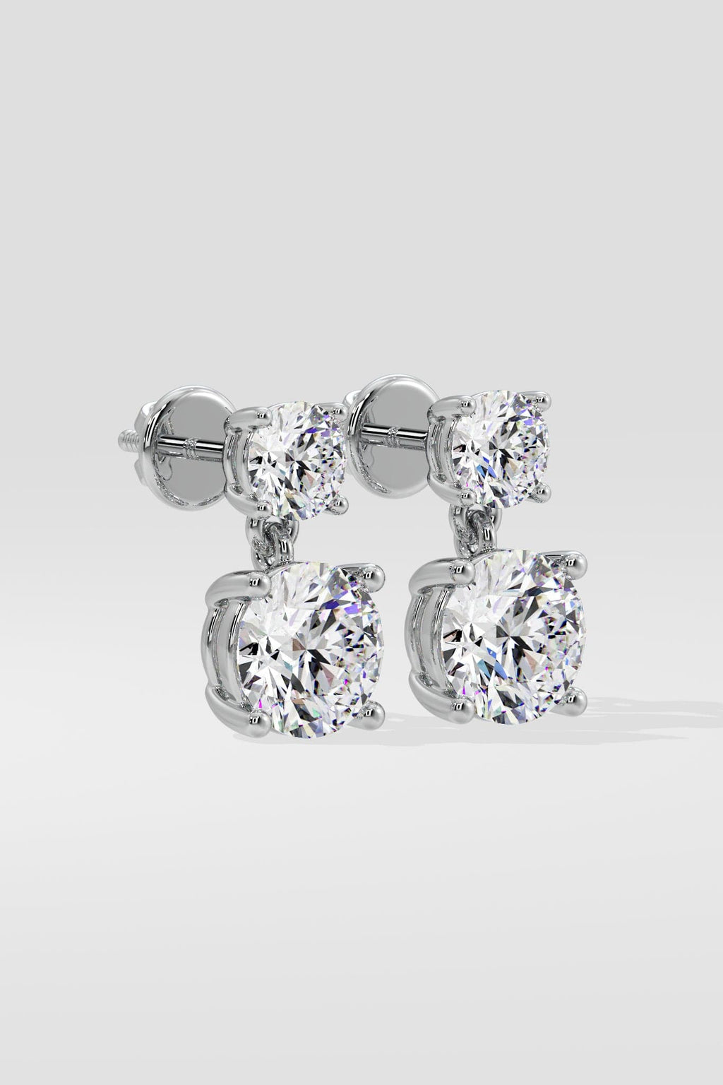 2 ct Akoya Drop Earrings