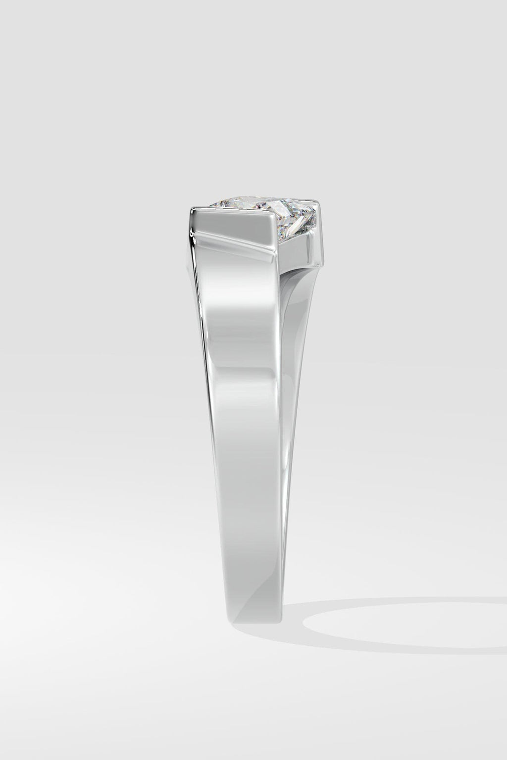Angular Princess Cut Ring