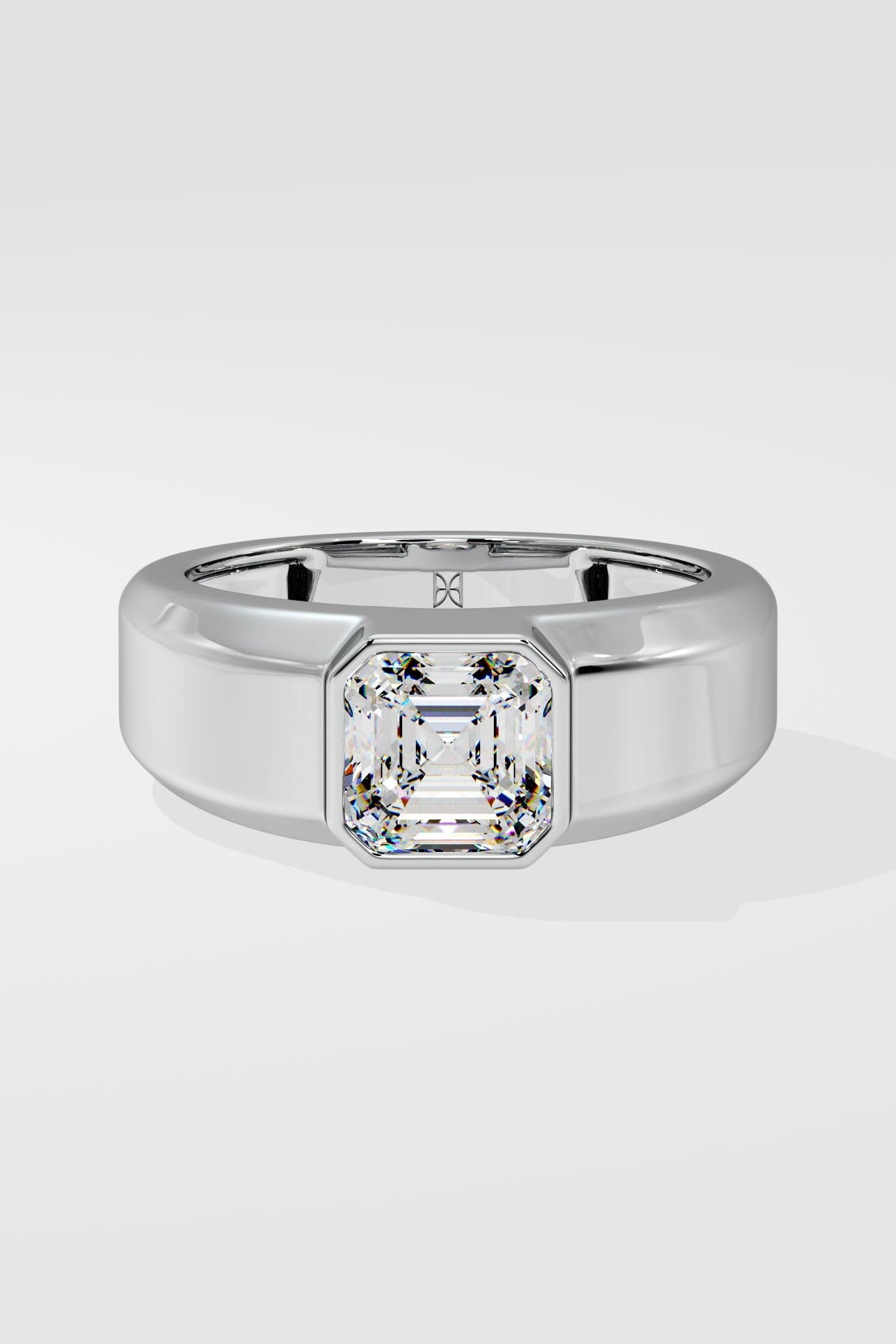 Asscher Solitaire Ring