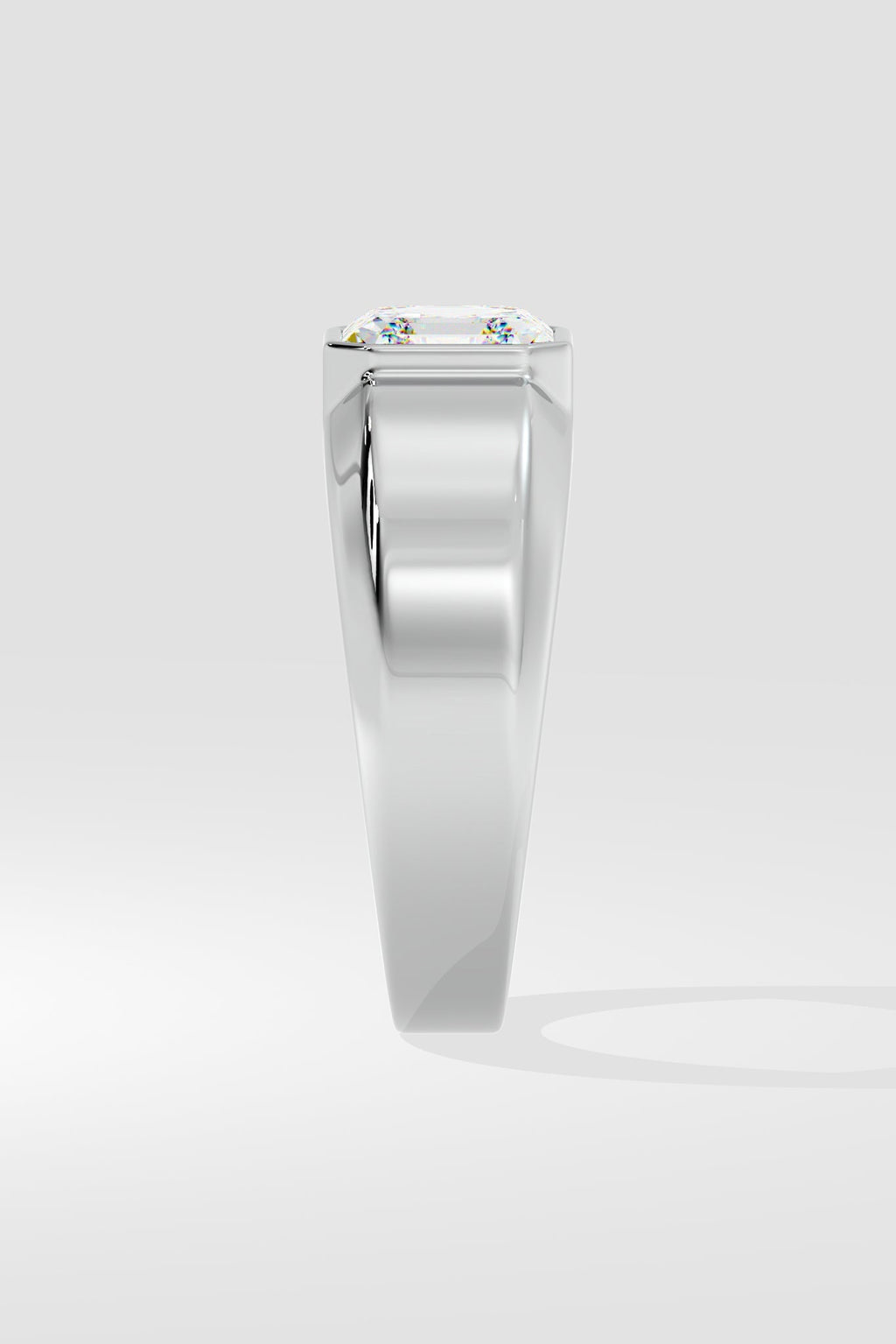 Asscher Solitaire Ring