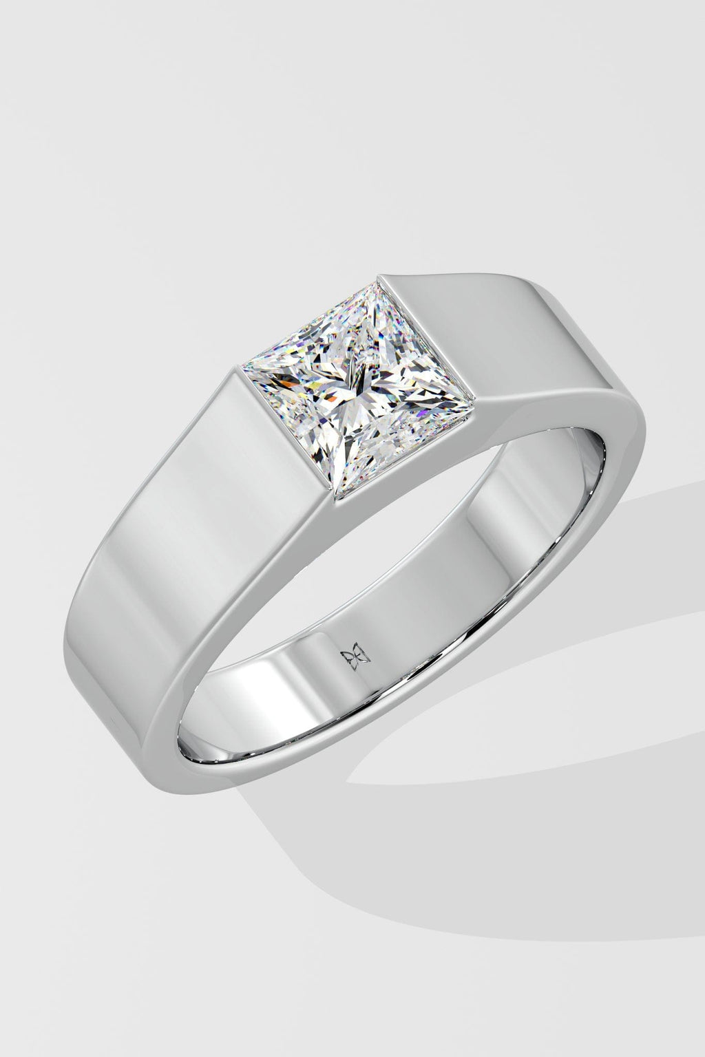 1.5 ct Princess Bar Ring