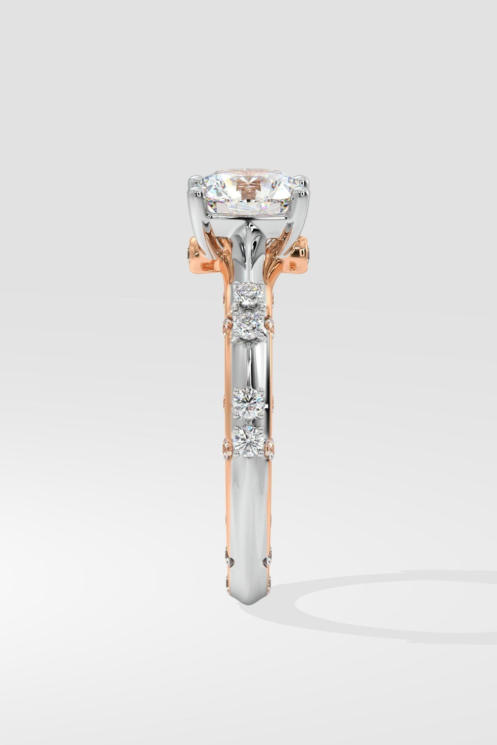 1.25 ct Crossover Diamonds Solitaire Ring