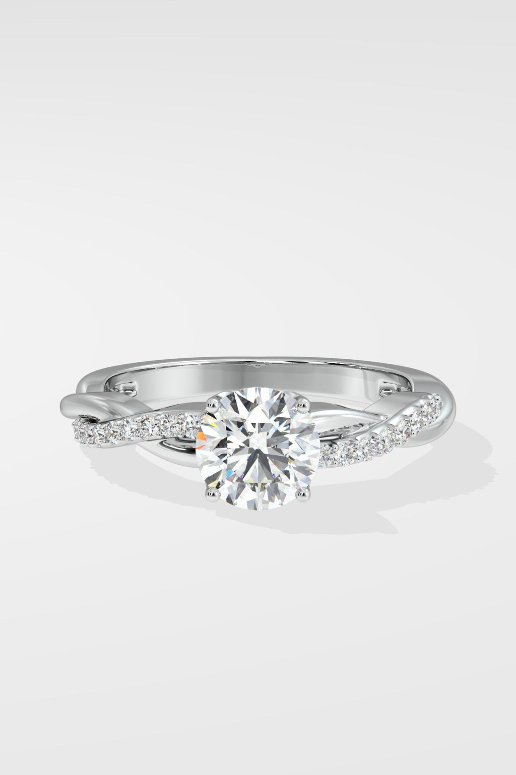 1 ct Infinity Solitaire Ring