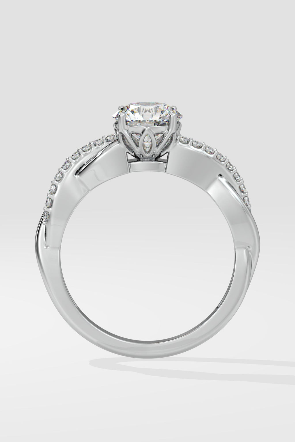 1 ct Infinity Solitaire Ring
