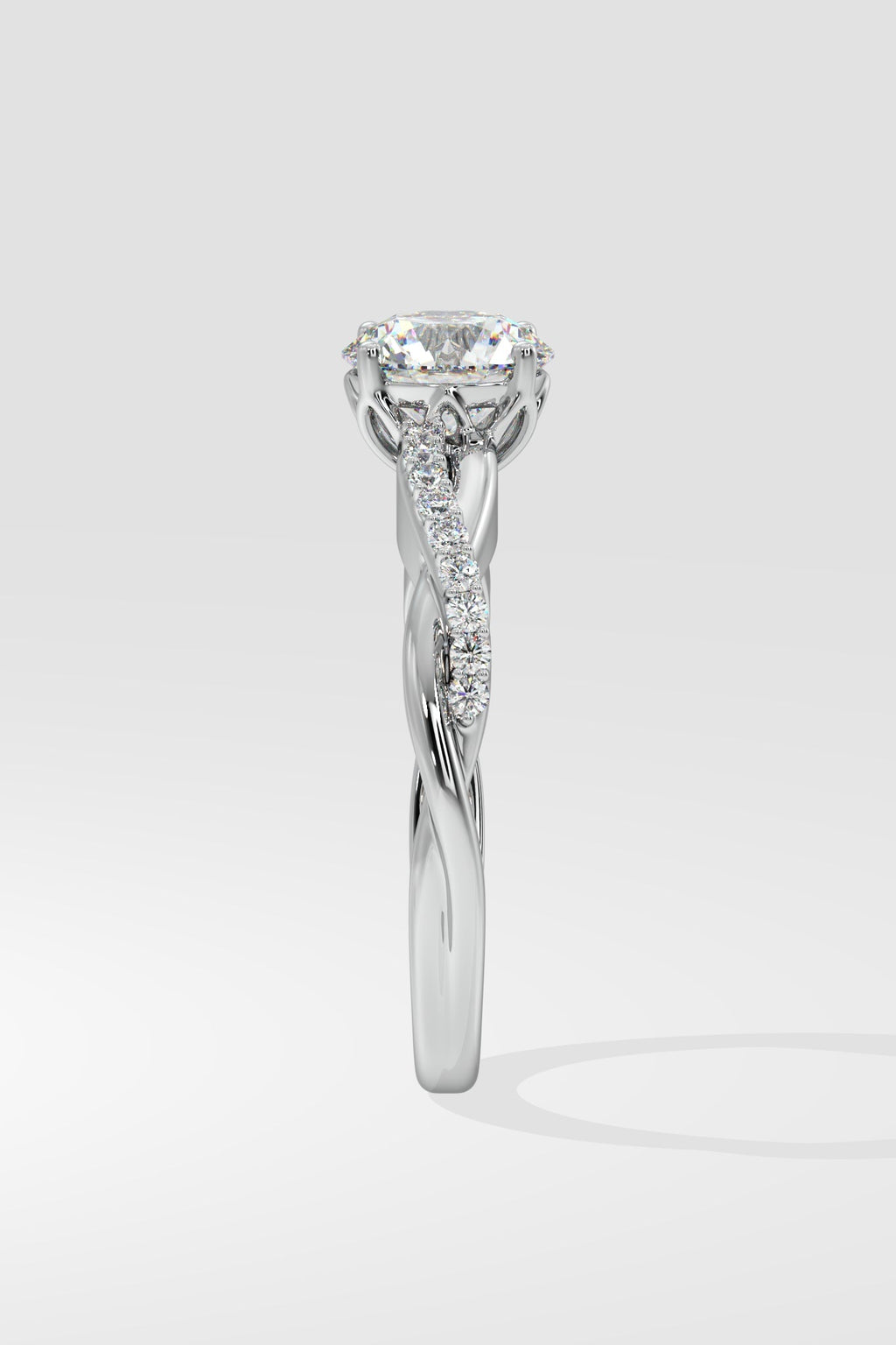 1 ct Infinity Solitaire Ring