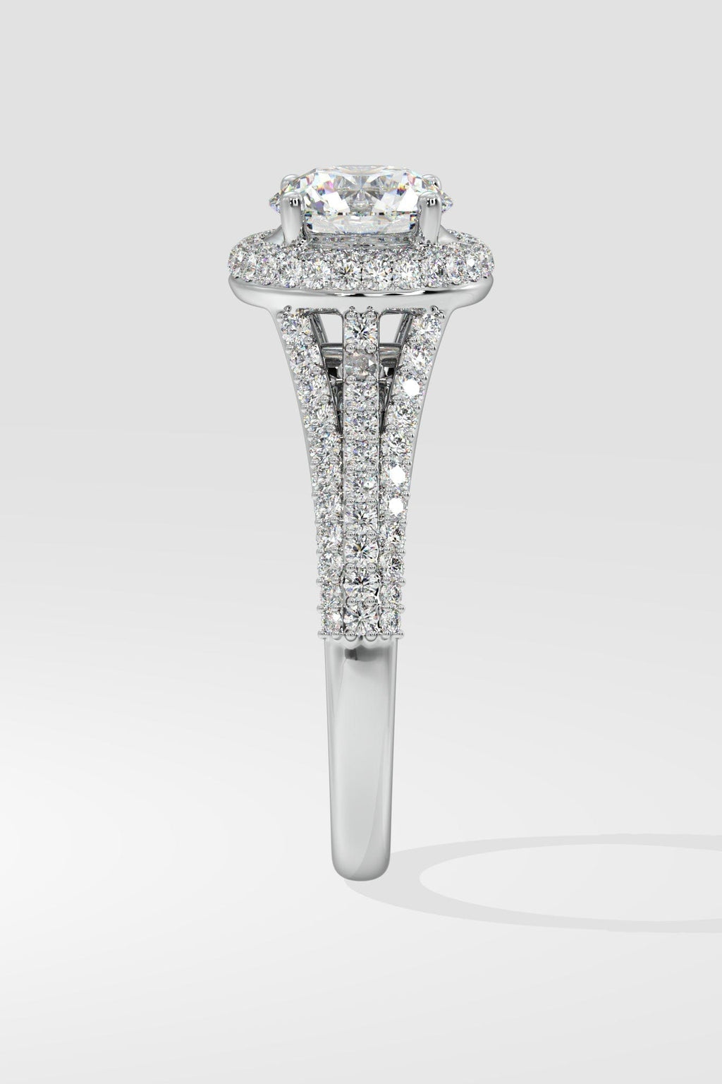 1 ct Majestic Halo Ring