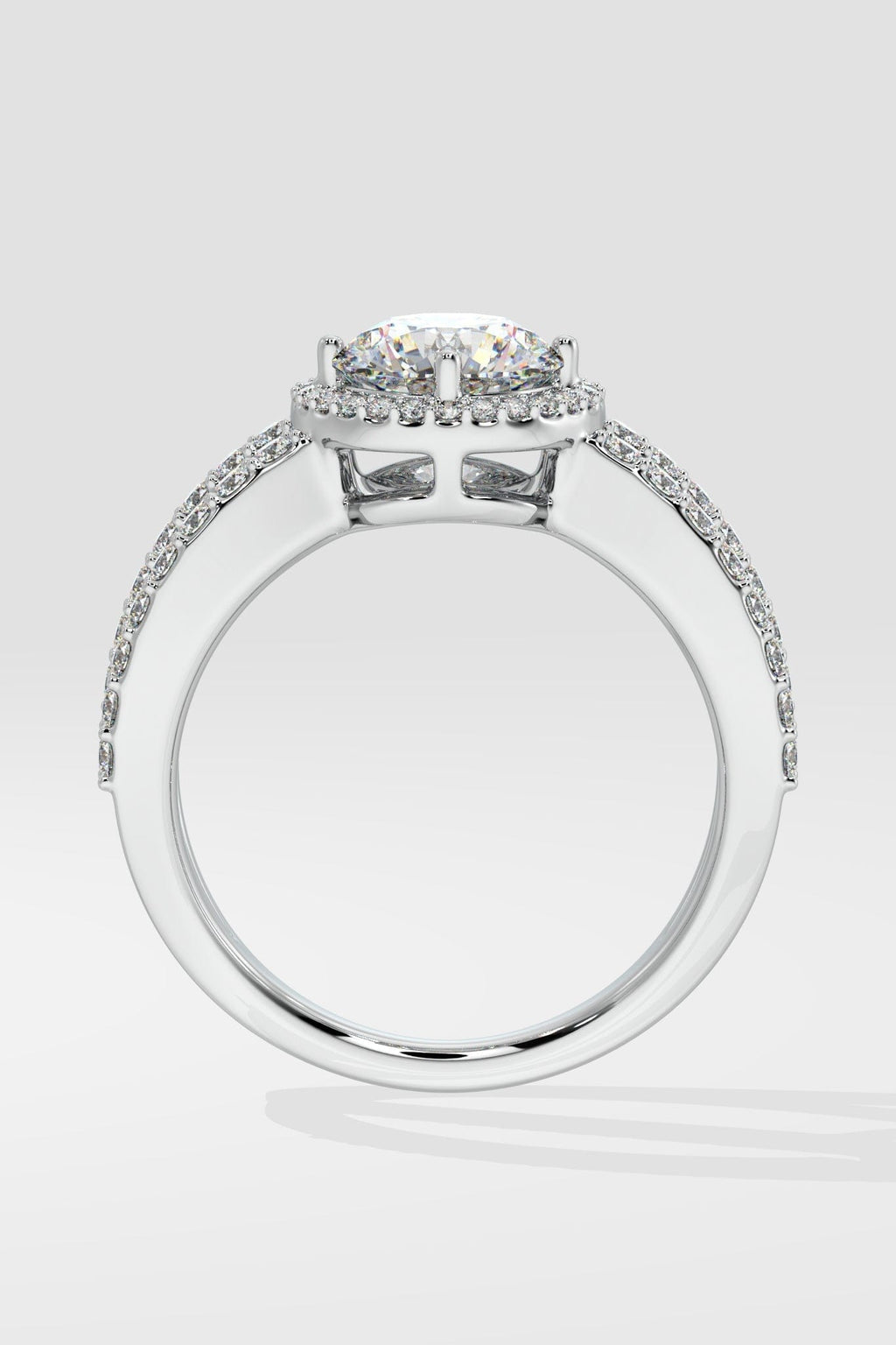 1 ct Crossover Solitaire Ring
