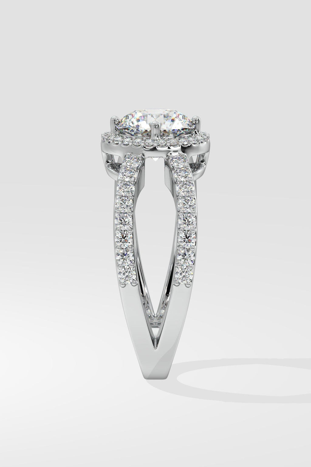 1 ct Crossover Solitaire Ring