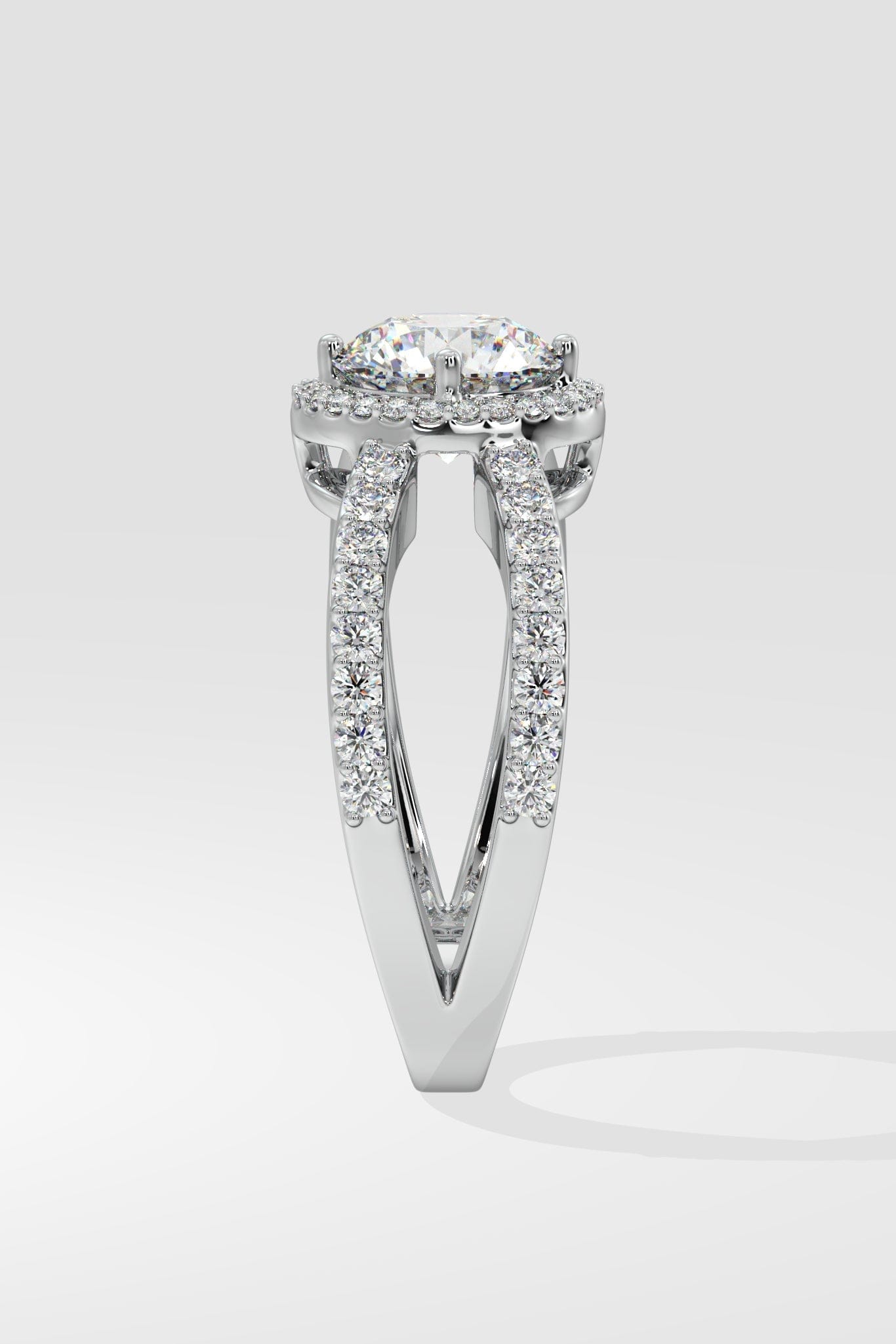 1 ct Crossover Solitaire Ring